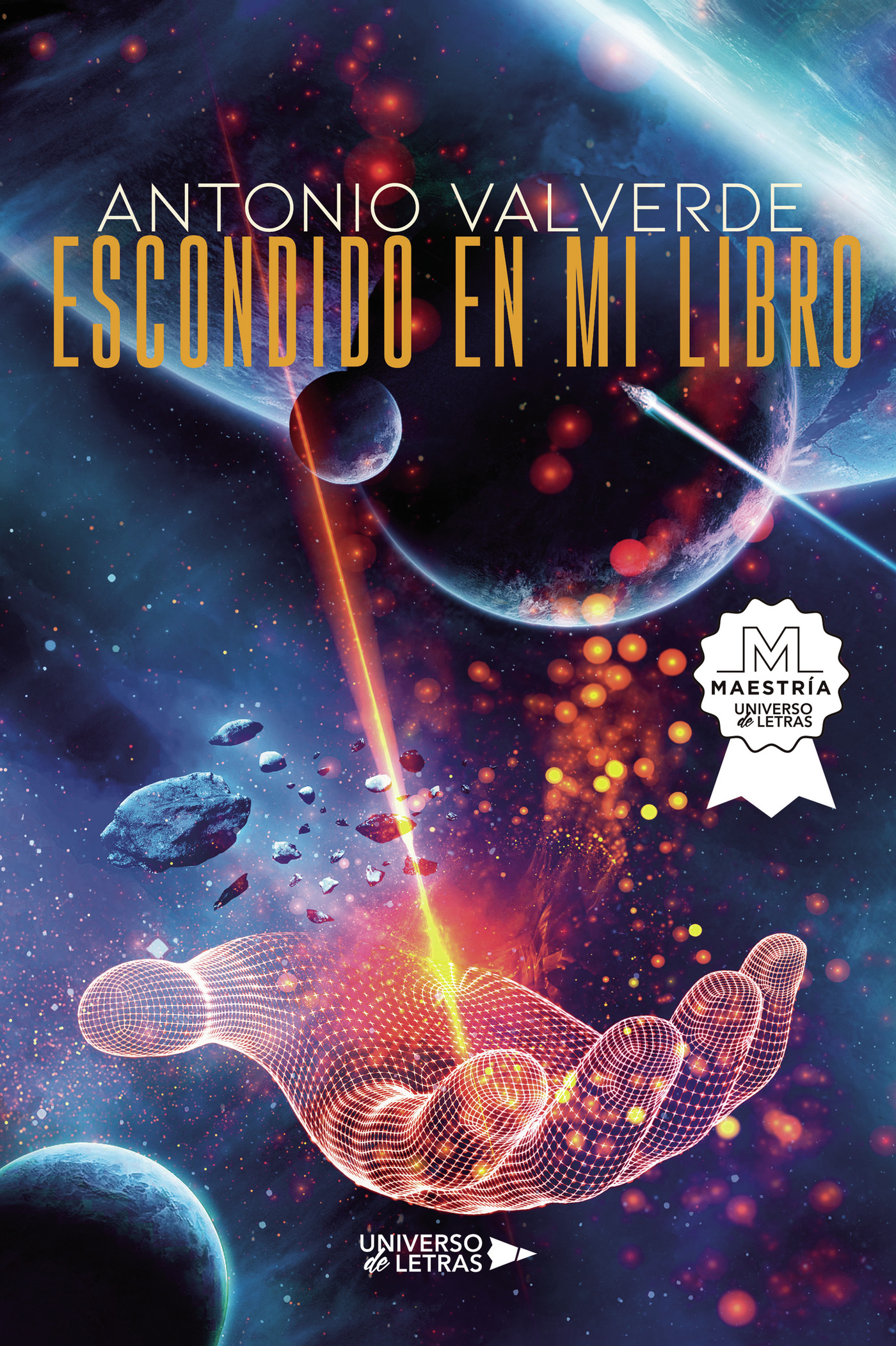 Portada de Escondido en mi libro · Antonio Valverde