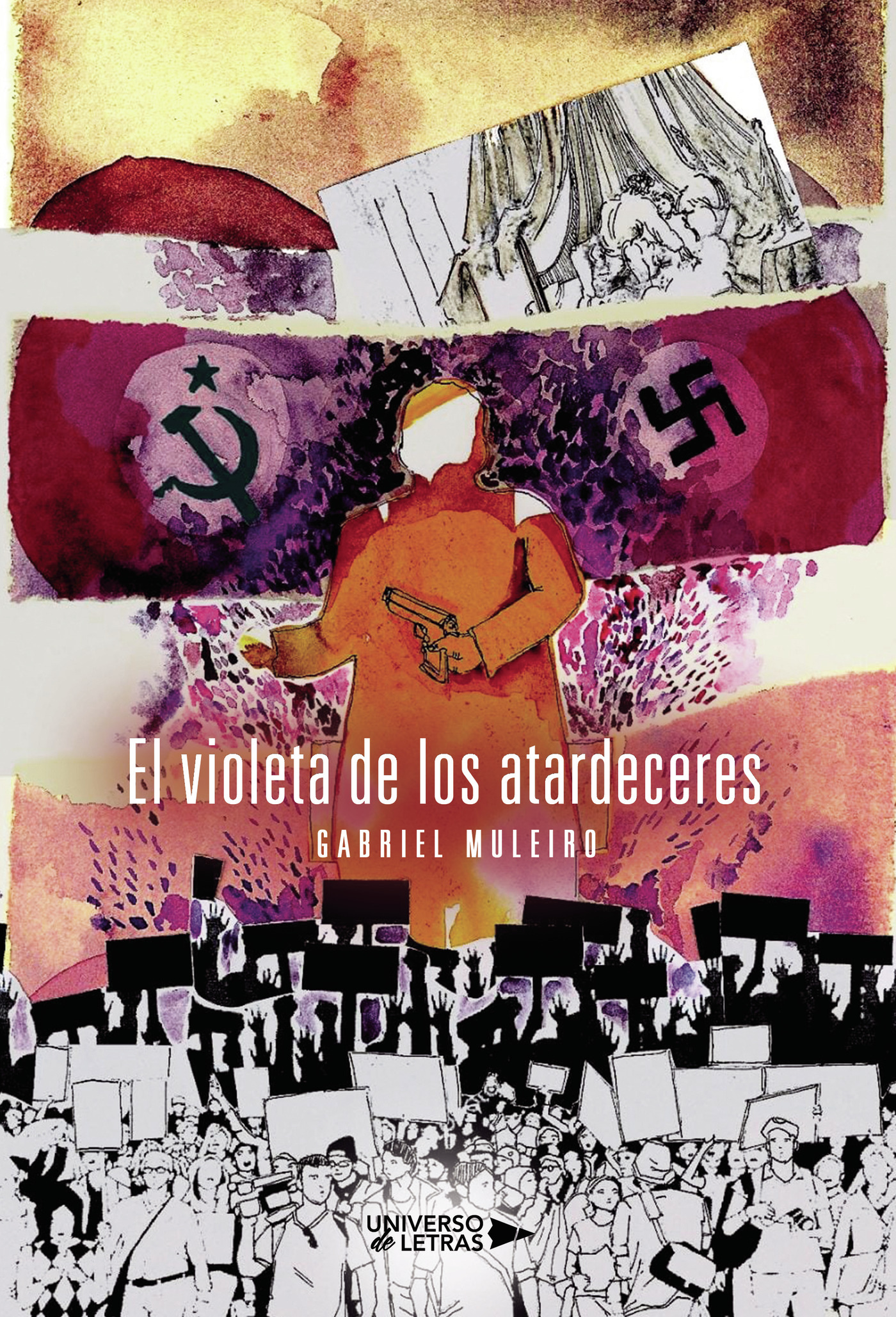 Portada de El violeta de los atardeceres · Gabriel Muleiro