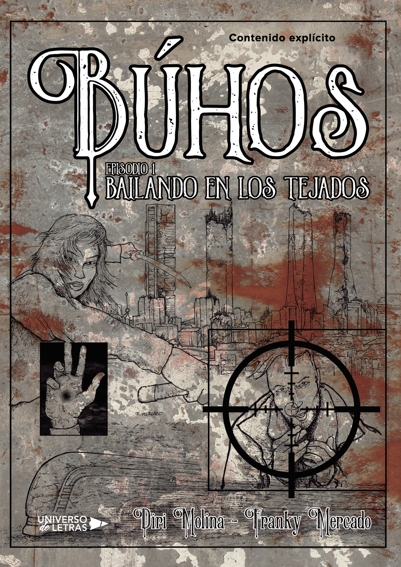 Portada de Búhos · Diri Molina