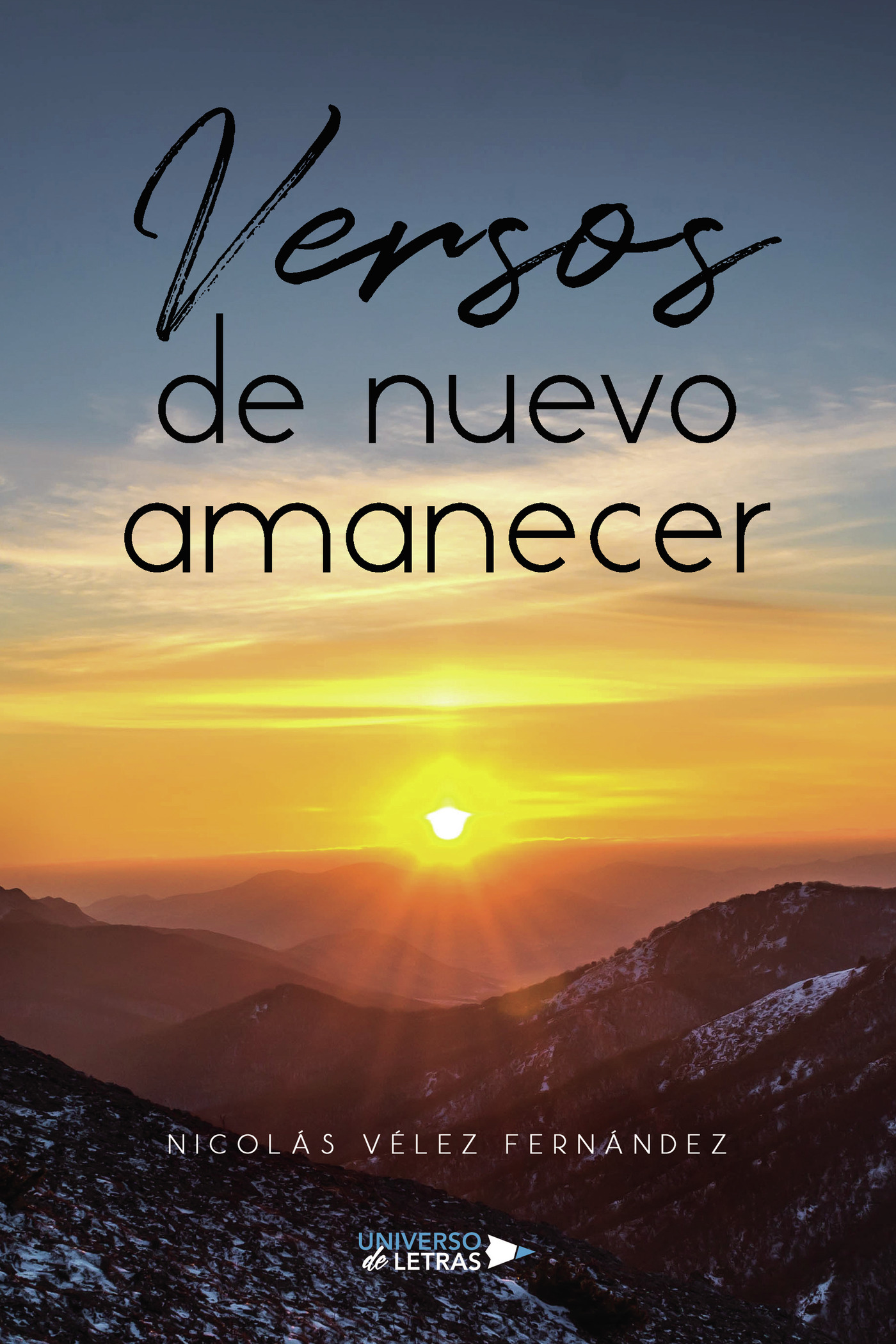 Portada de Versos de nuevo amanecer