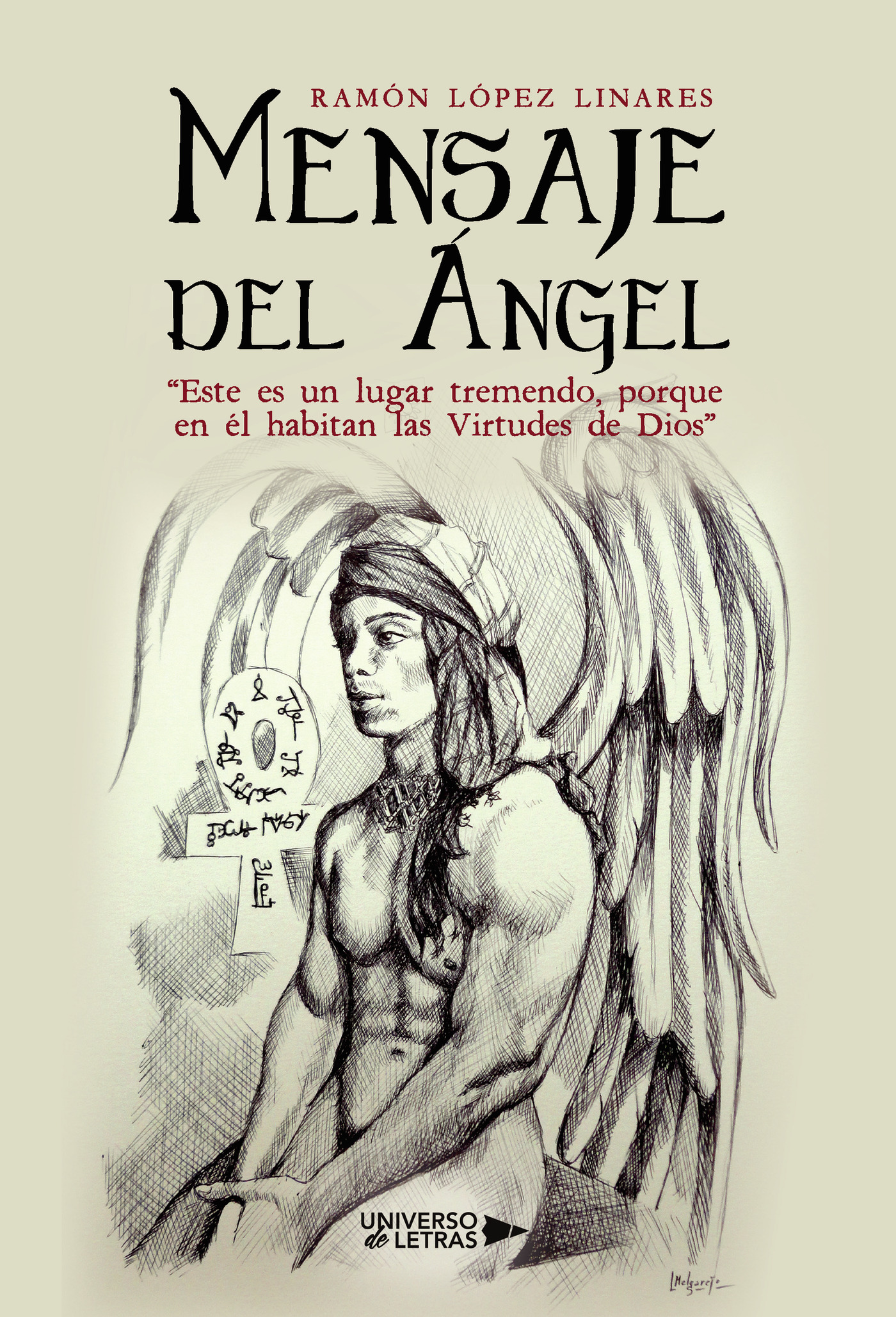 Portada de Mensaje del Ángel · Ramón López Linares