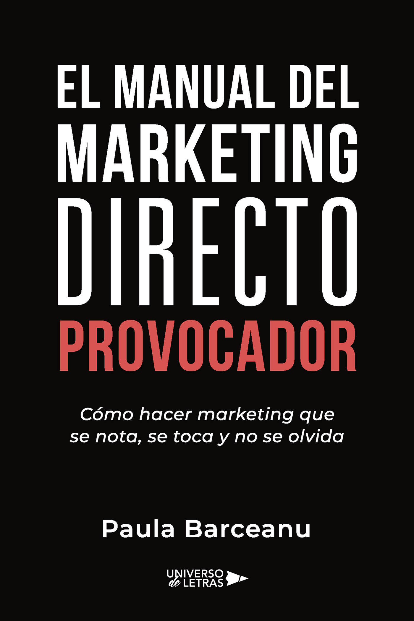 Portada de El Manual del Marketing Directo Provocador