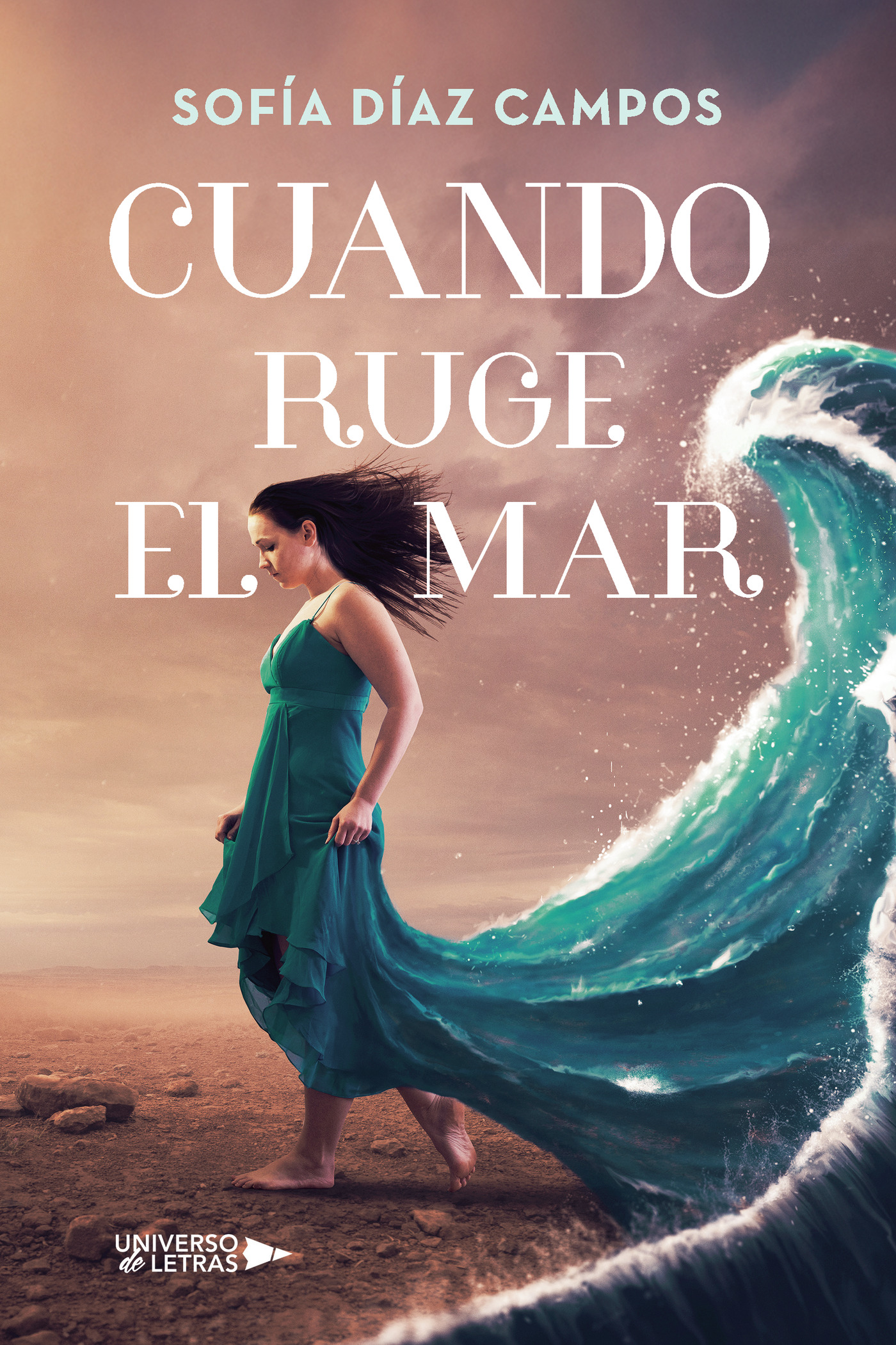 Portada de Cuando ruge el mar · Sofía Díaz Campos