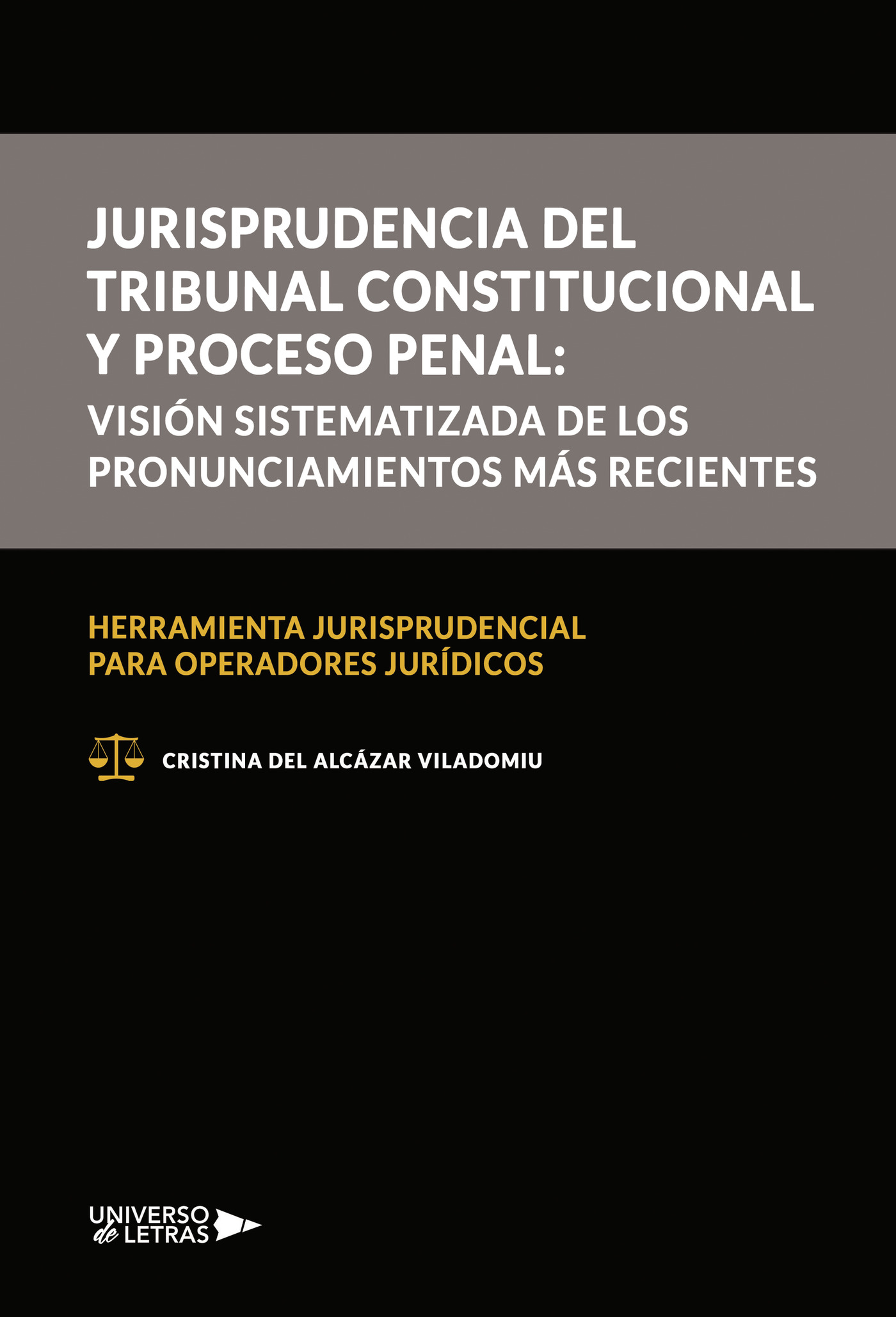 Portada de Jurisprudencia del Tribunal Constitucional y proceso penal: visión sistematizada de los pronunciamientos más recientes