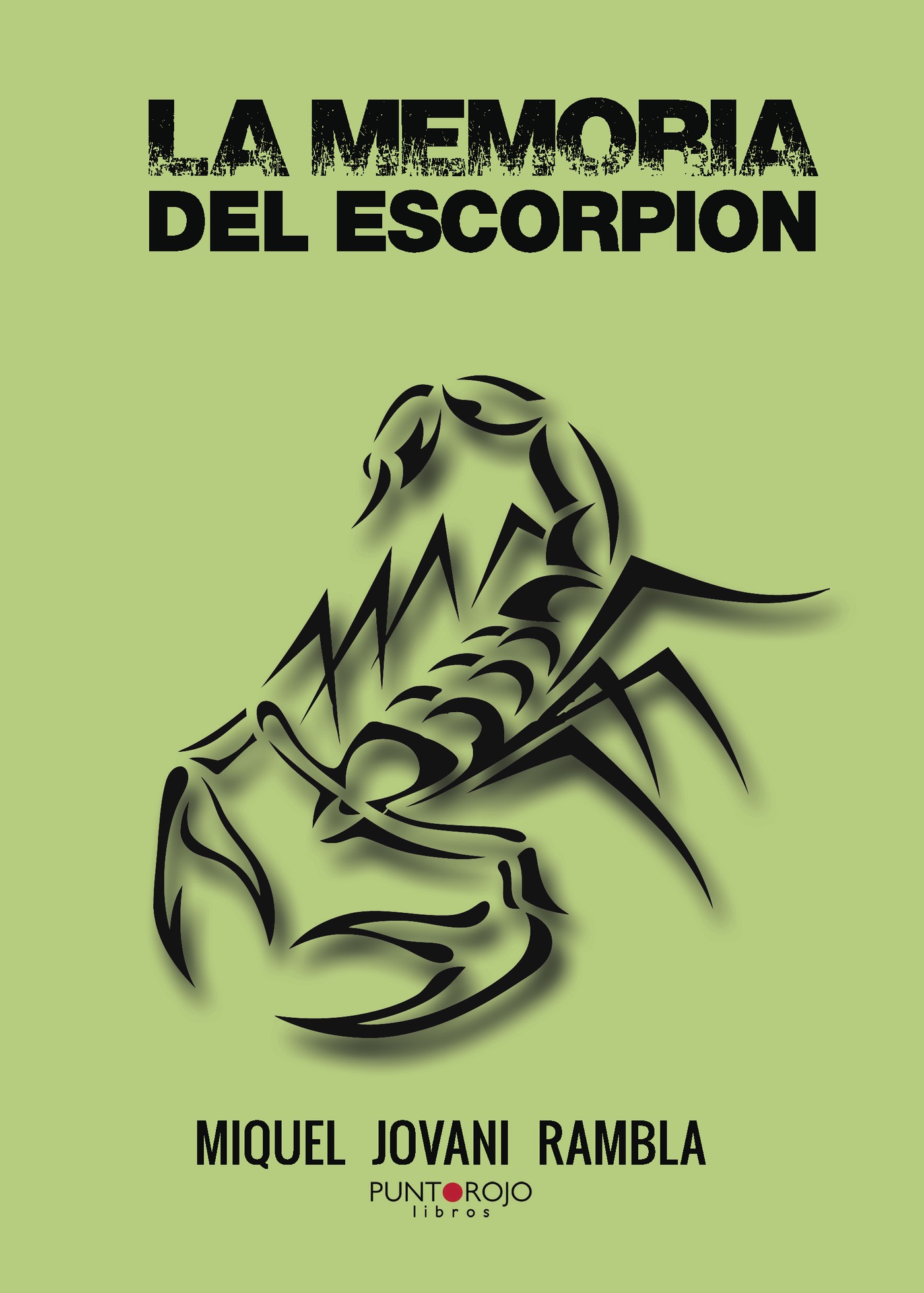 Portada de La memoria del Escorpión