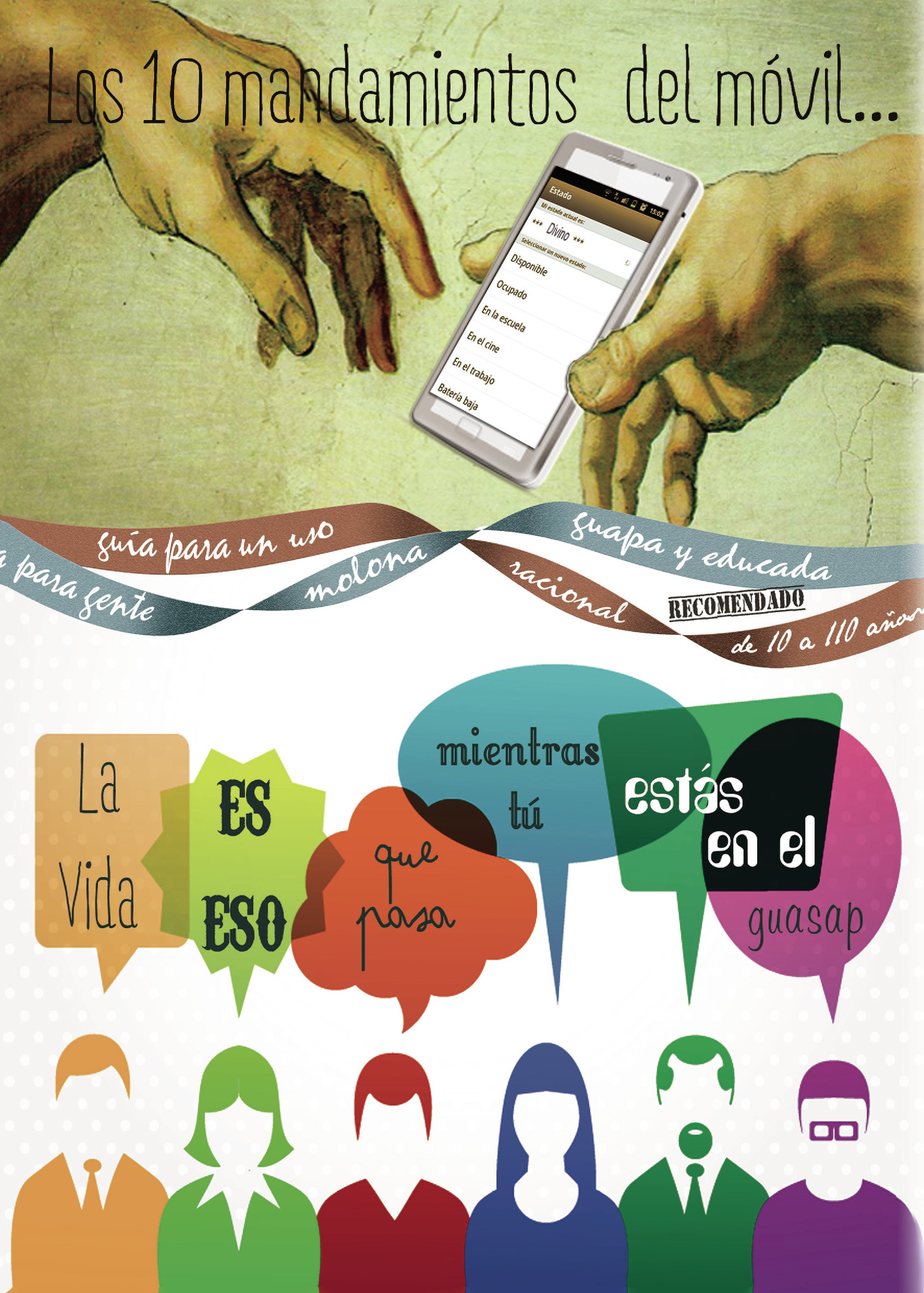 Portada de Los 10 Mandamientos del Móvil