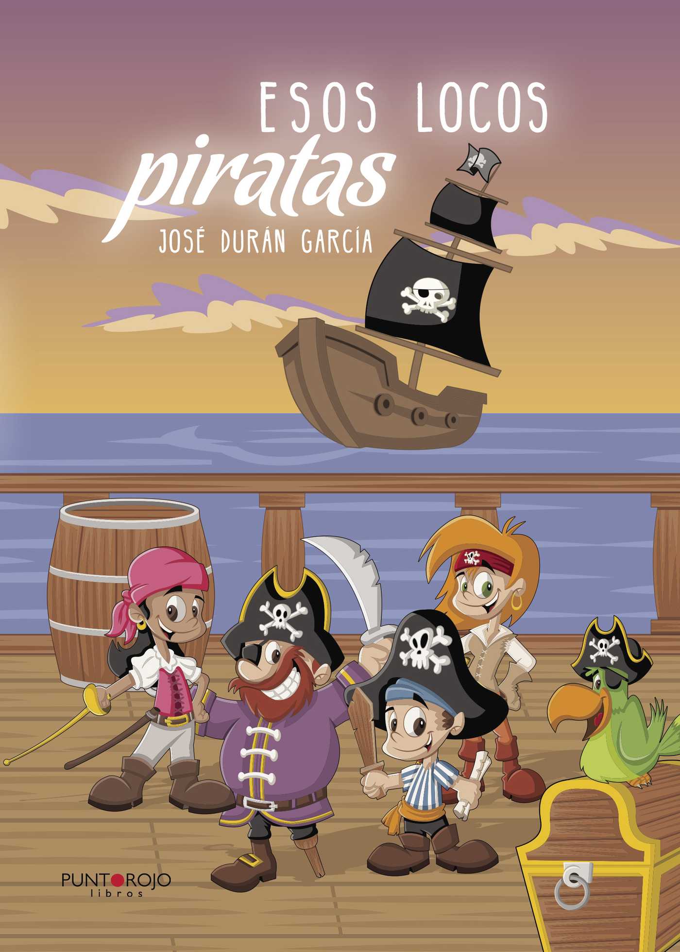 Portada de Esos locos piratas · José Durán García