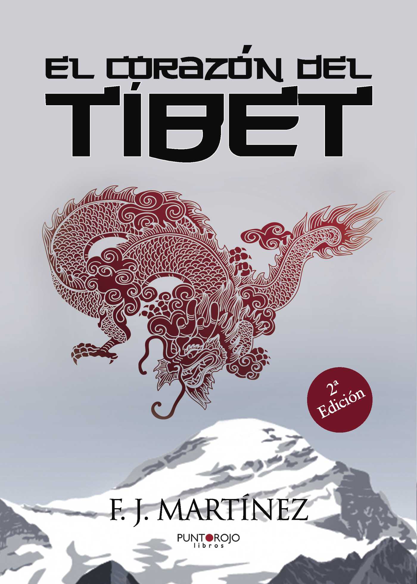 Portada de El corazón del Tíbet · F. J Martínez