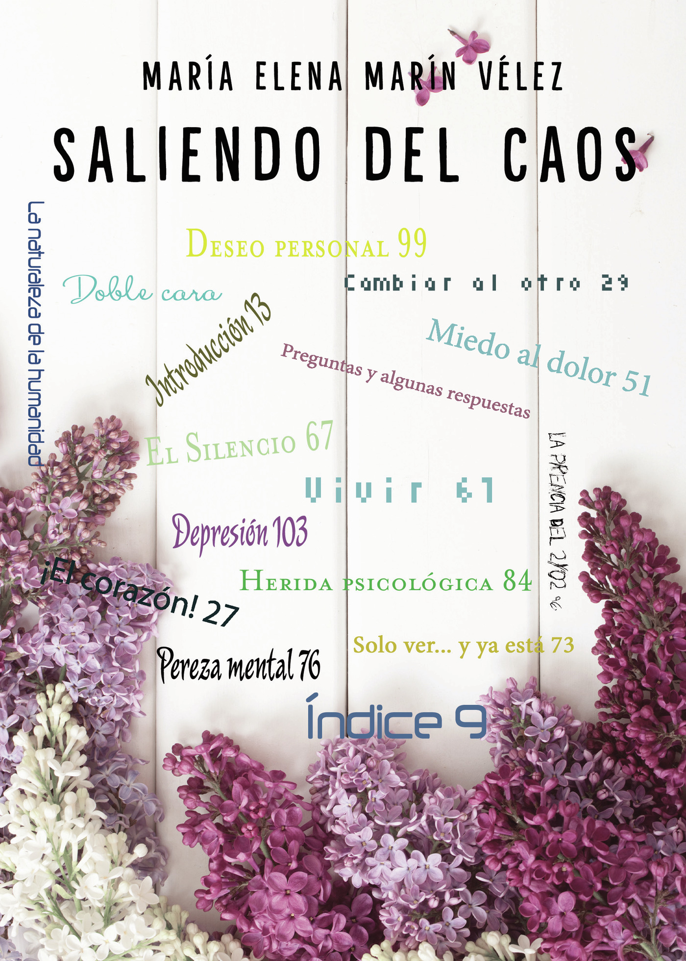 Portada de Saliendo del caos · María Elena Marín Vélez