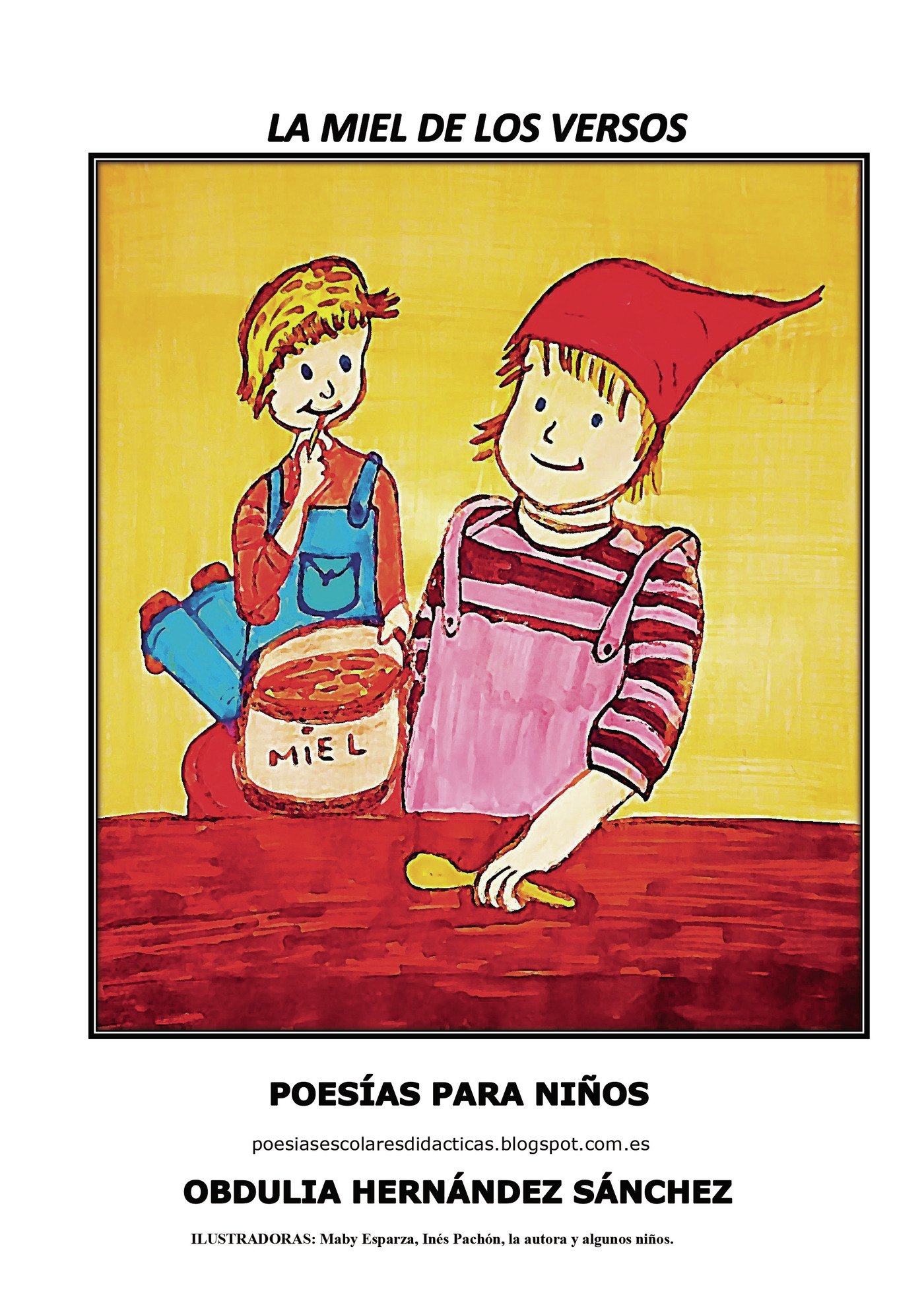 Portada de La miel de los versos
