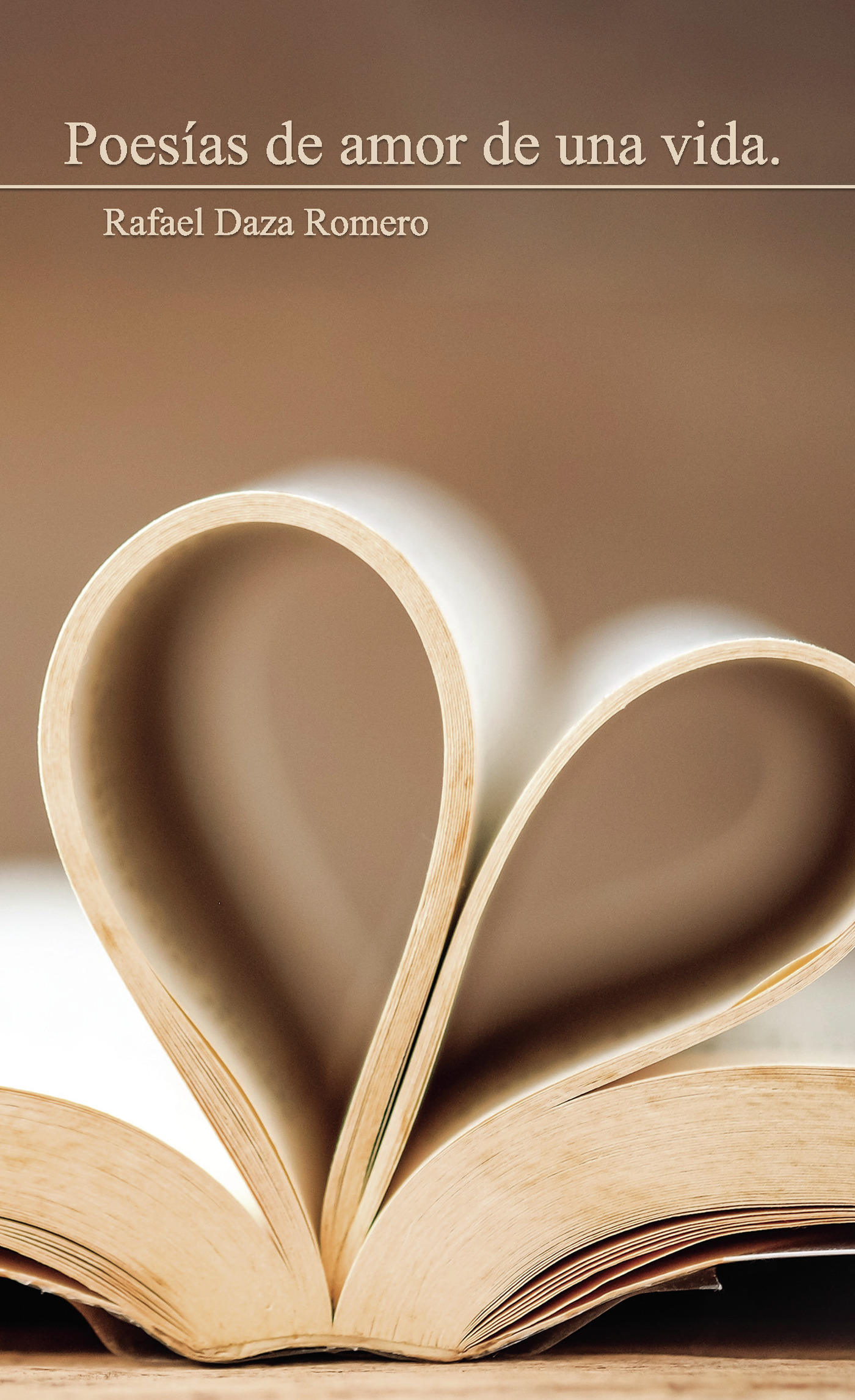 Portada de Poesías de amor de una vida