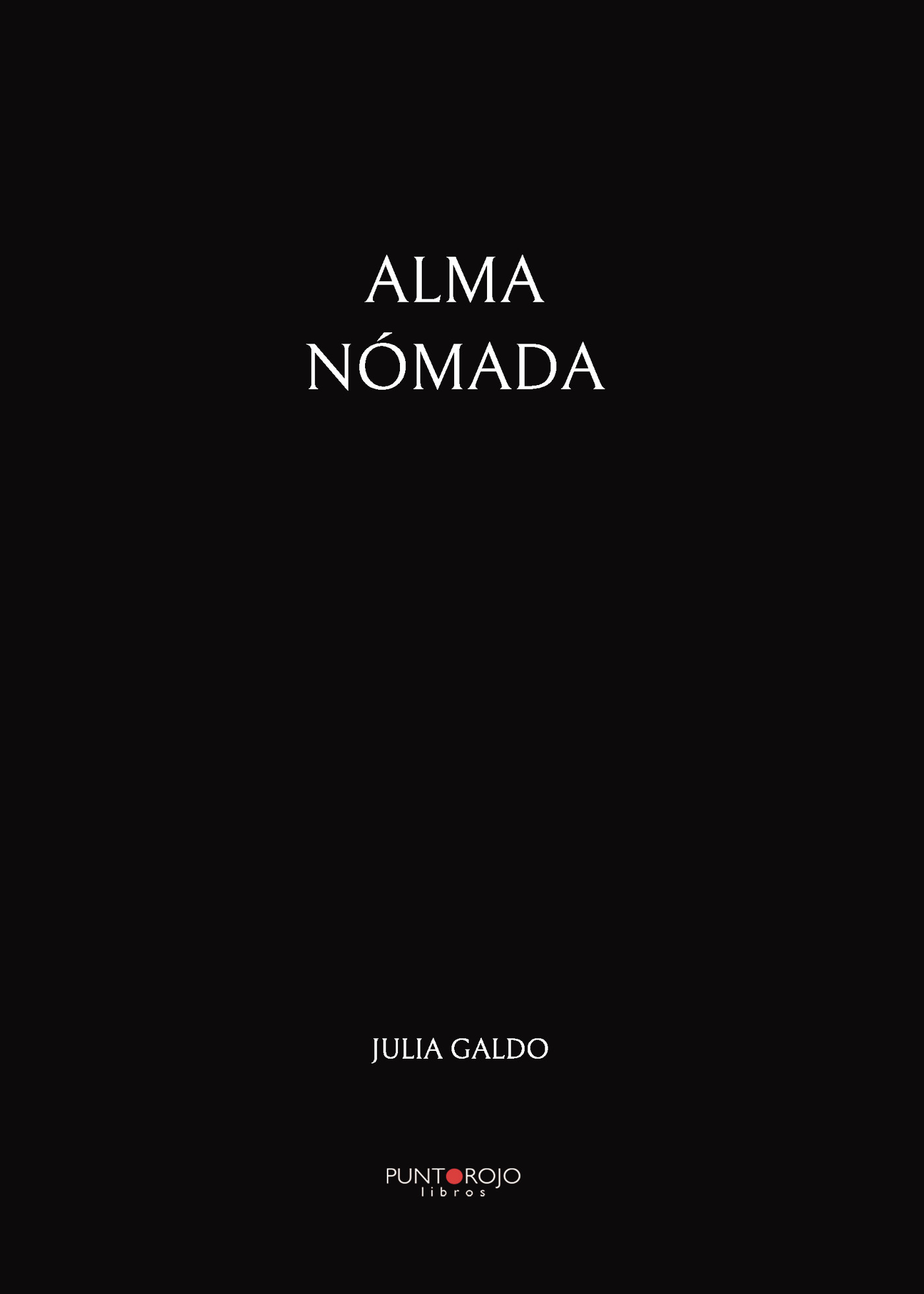Portada de Alma nómada · Julia Galdo