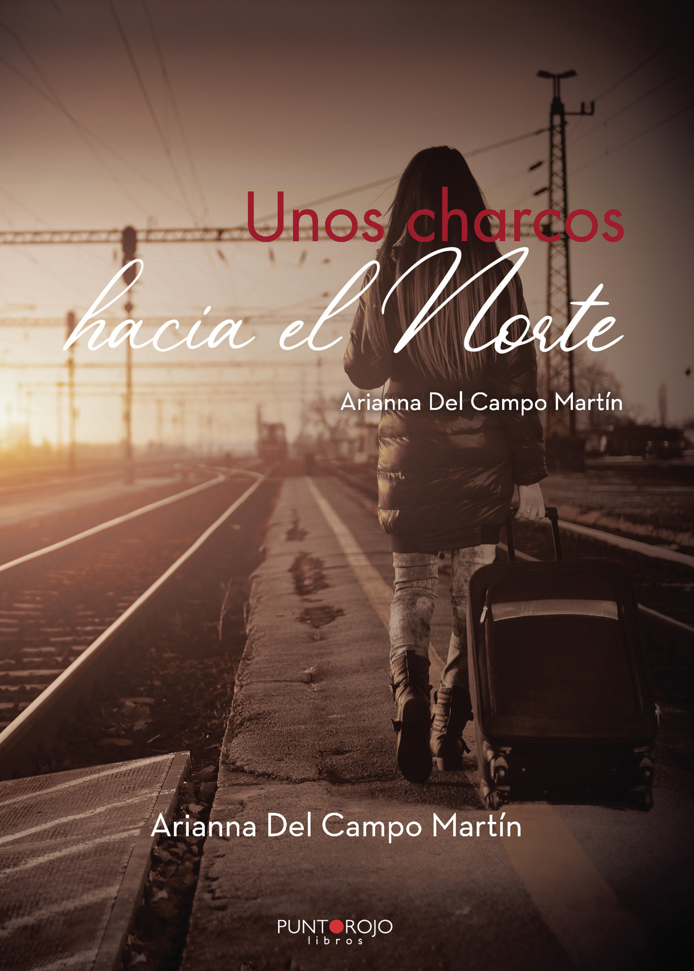Portada de Unos charcos hacia el norte · Arianna Del Campo Martín