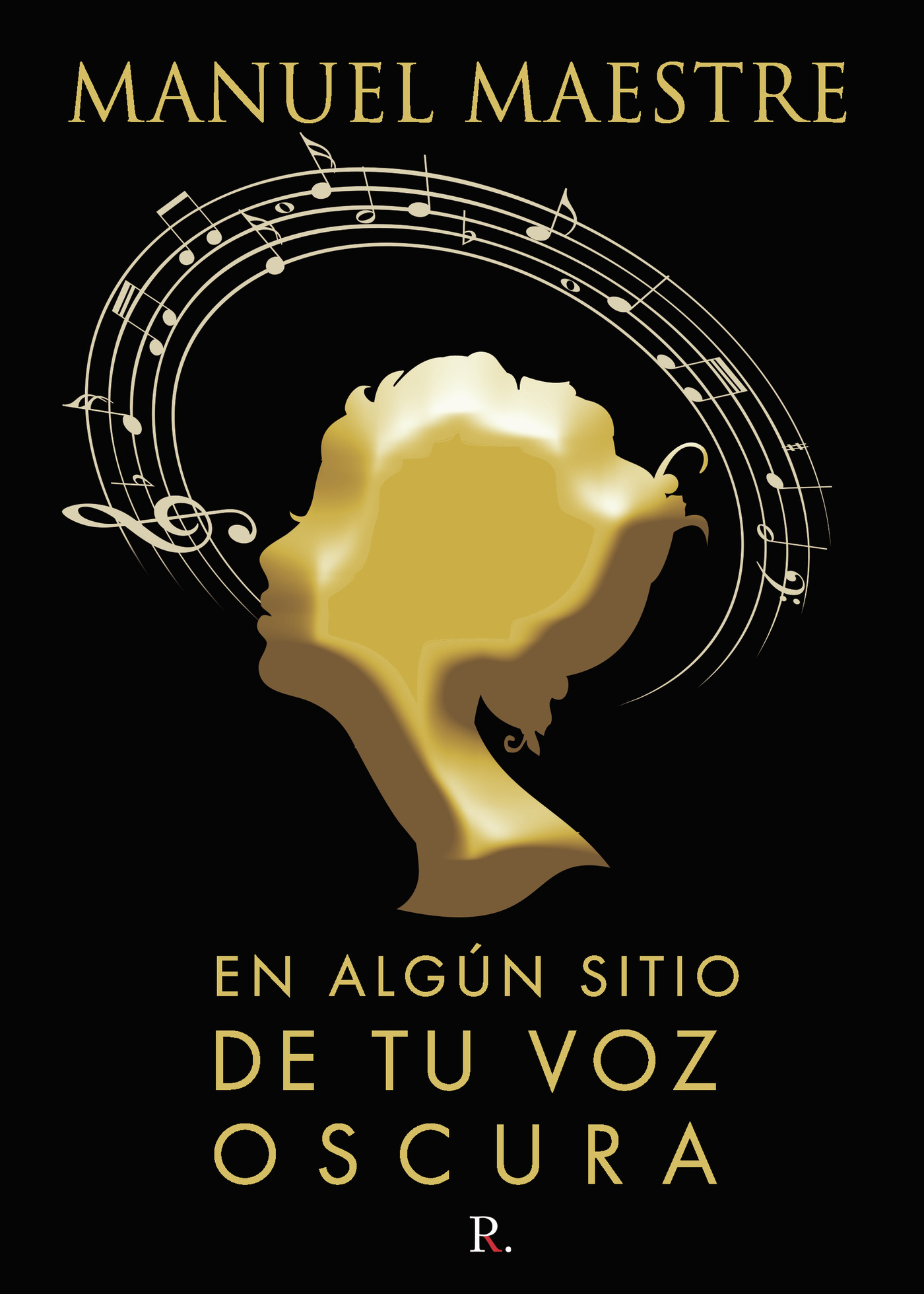 Portada de En algún sitio de tu voz oscura · Manuel Maestre