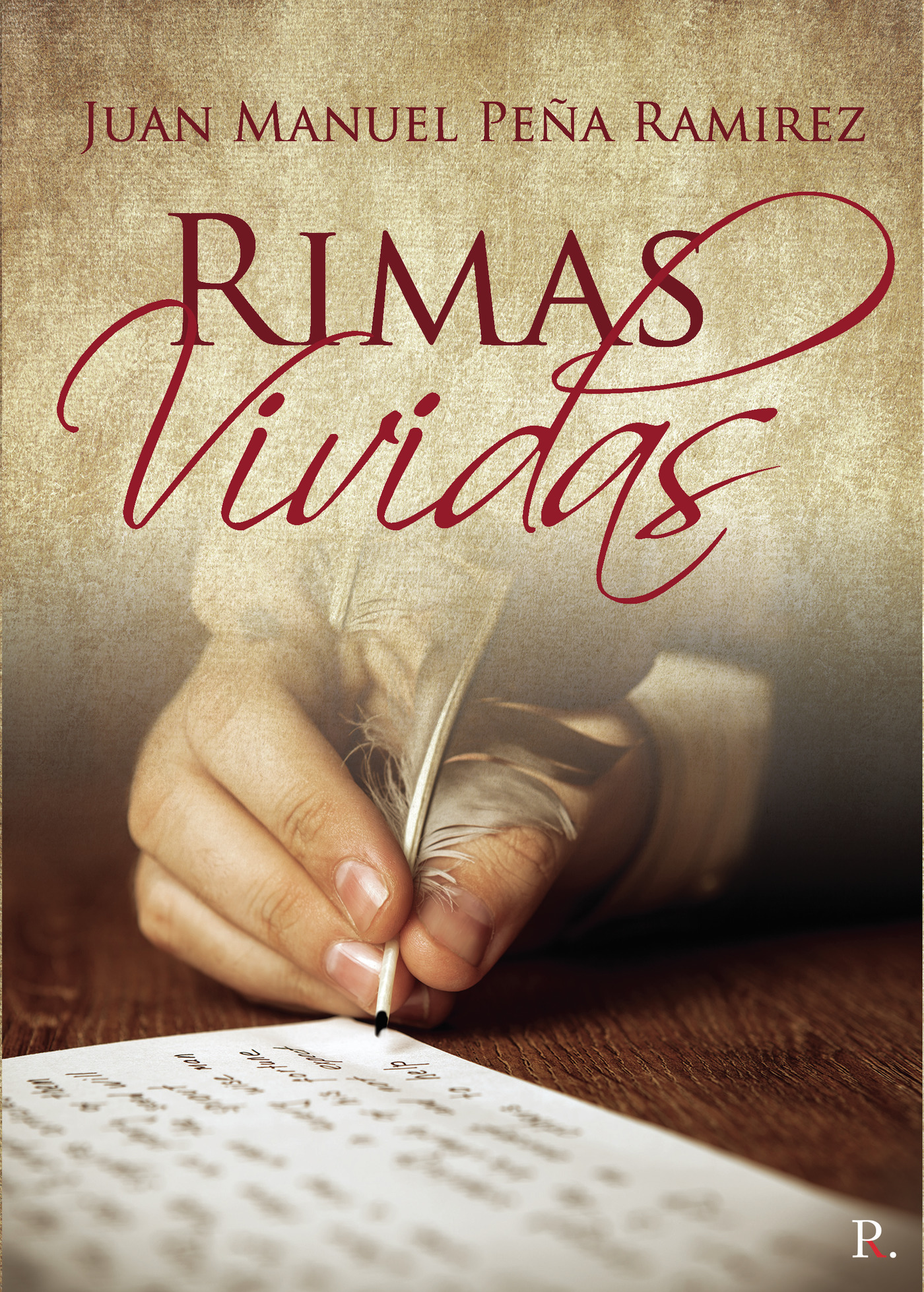 Portada de Rimas vividas · Juan Manuel Peña Ramirez
