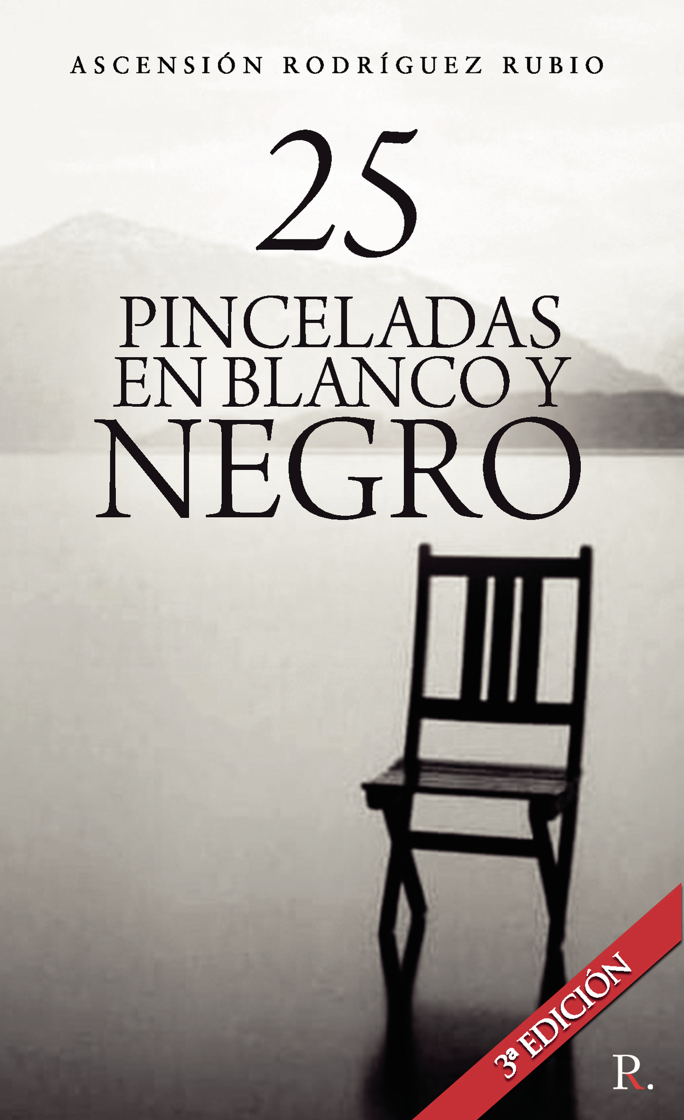 Portada de 25 pinceladas en blanco y negro