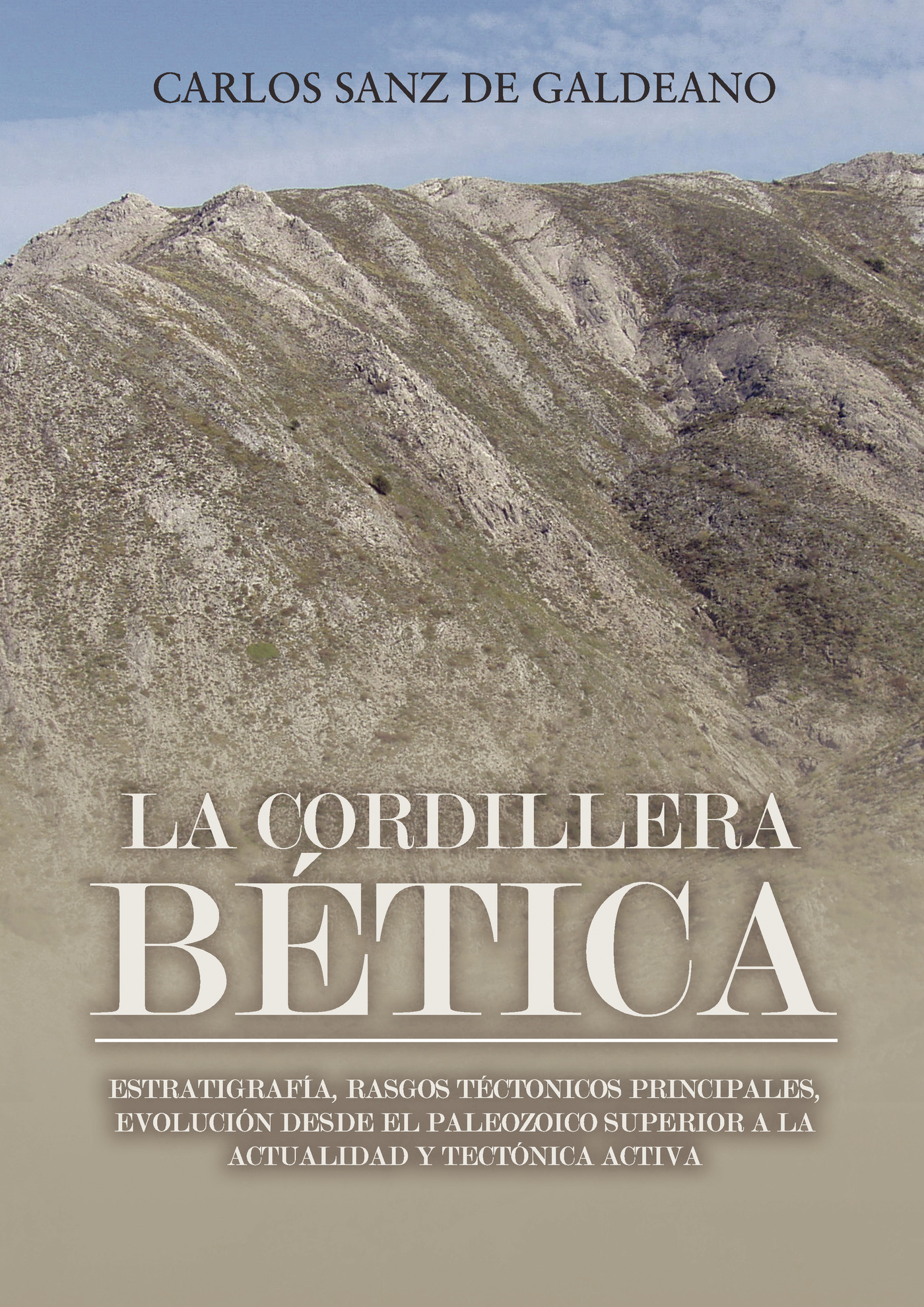 Portada de La cordillera bética · Carlos Sanz de Galdeano