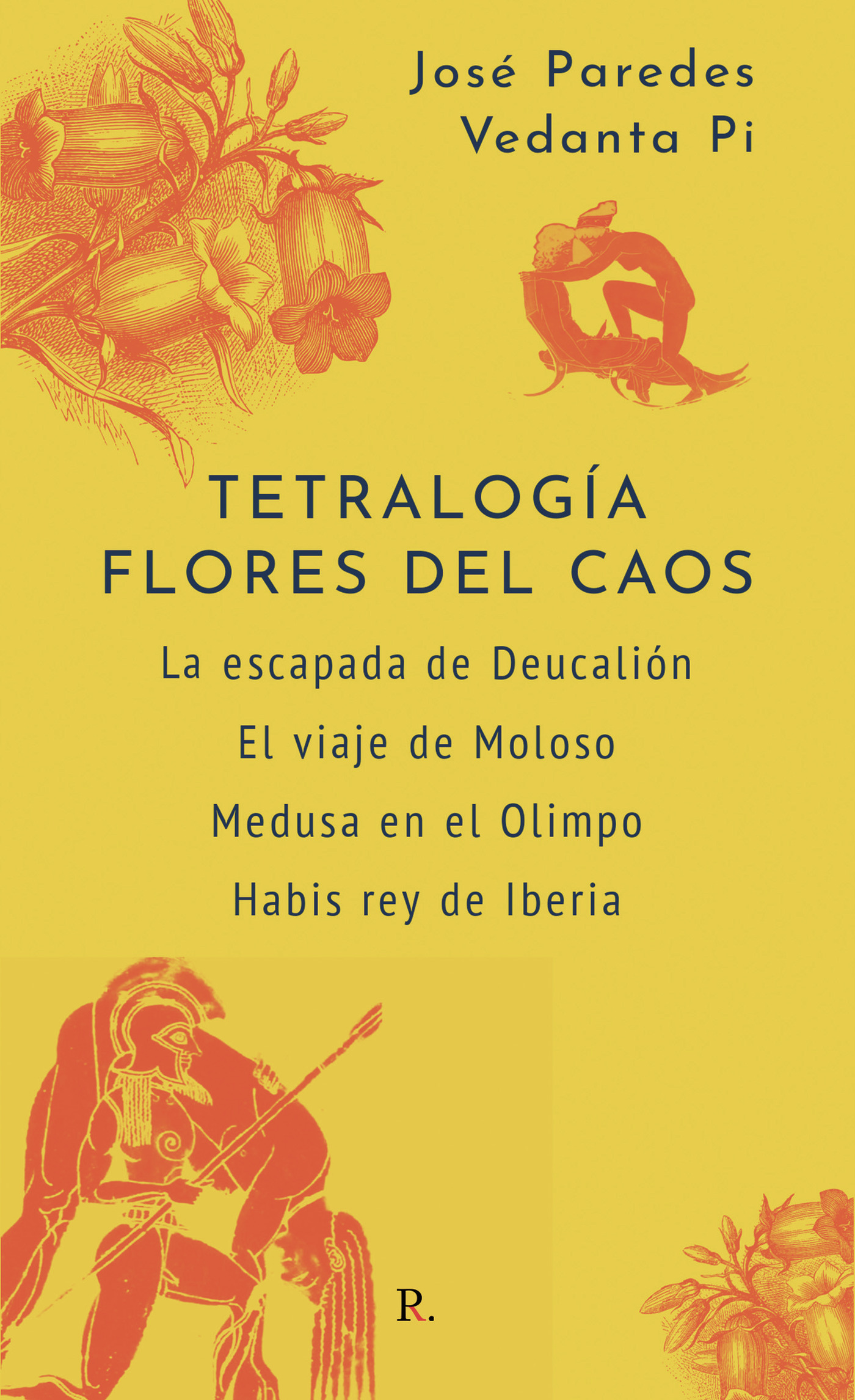 Portada de Tetralogía. Flores del caos