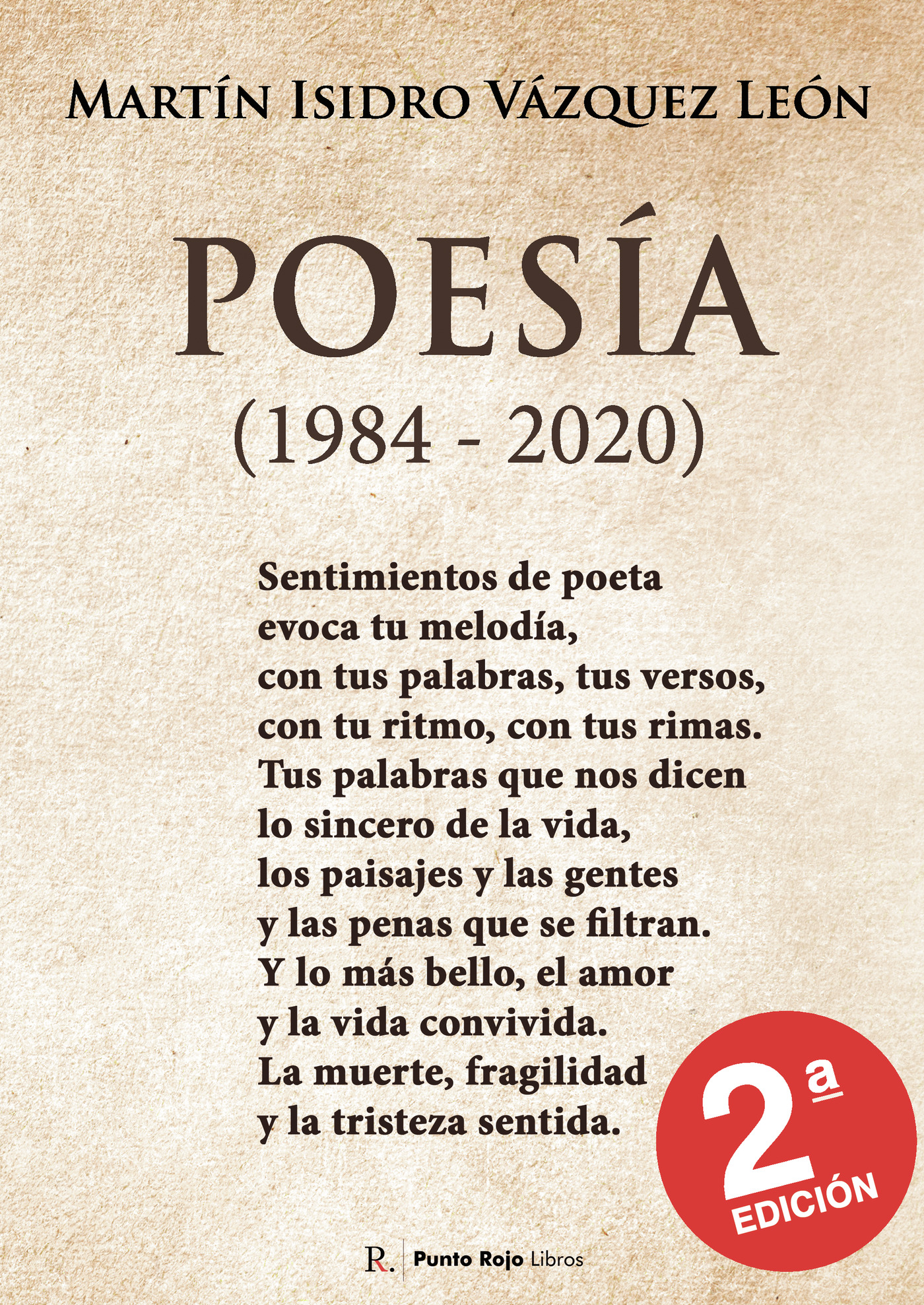 Portada de Poesía (1984-2022) 2ª Edición