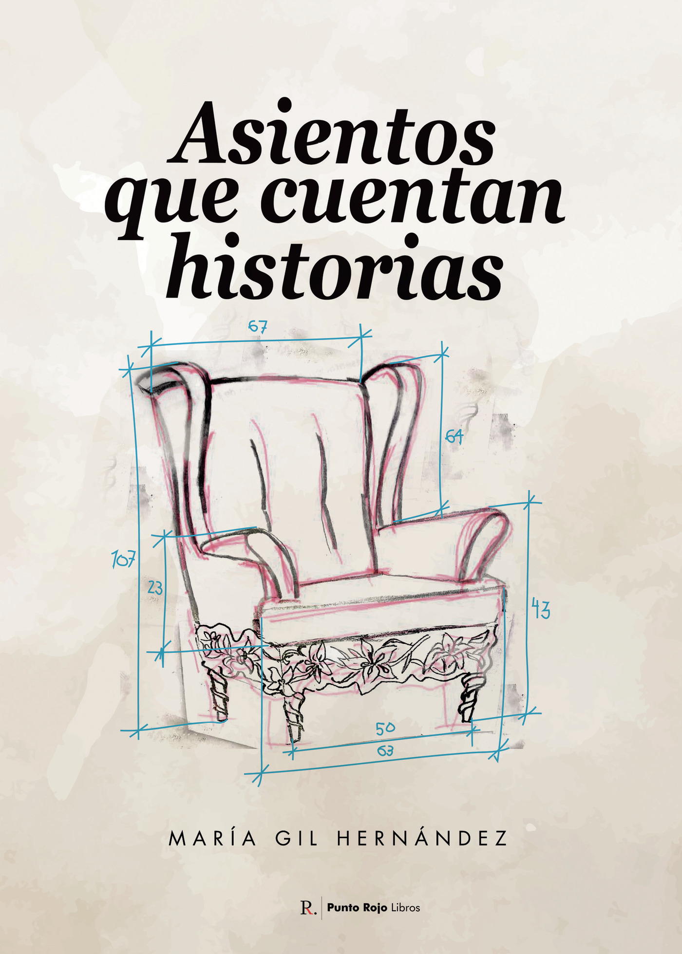 Portada de Asientos que cuentan historias · María Gil Hernández