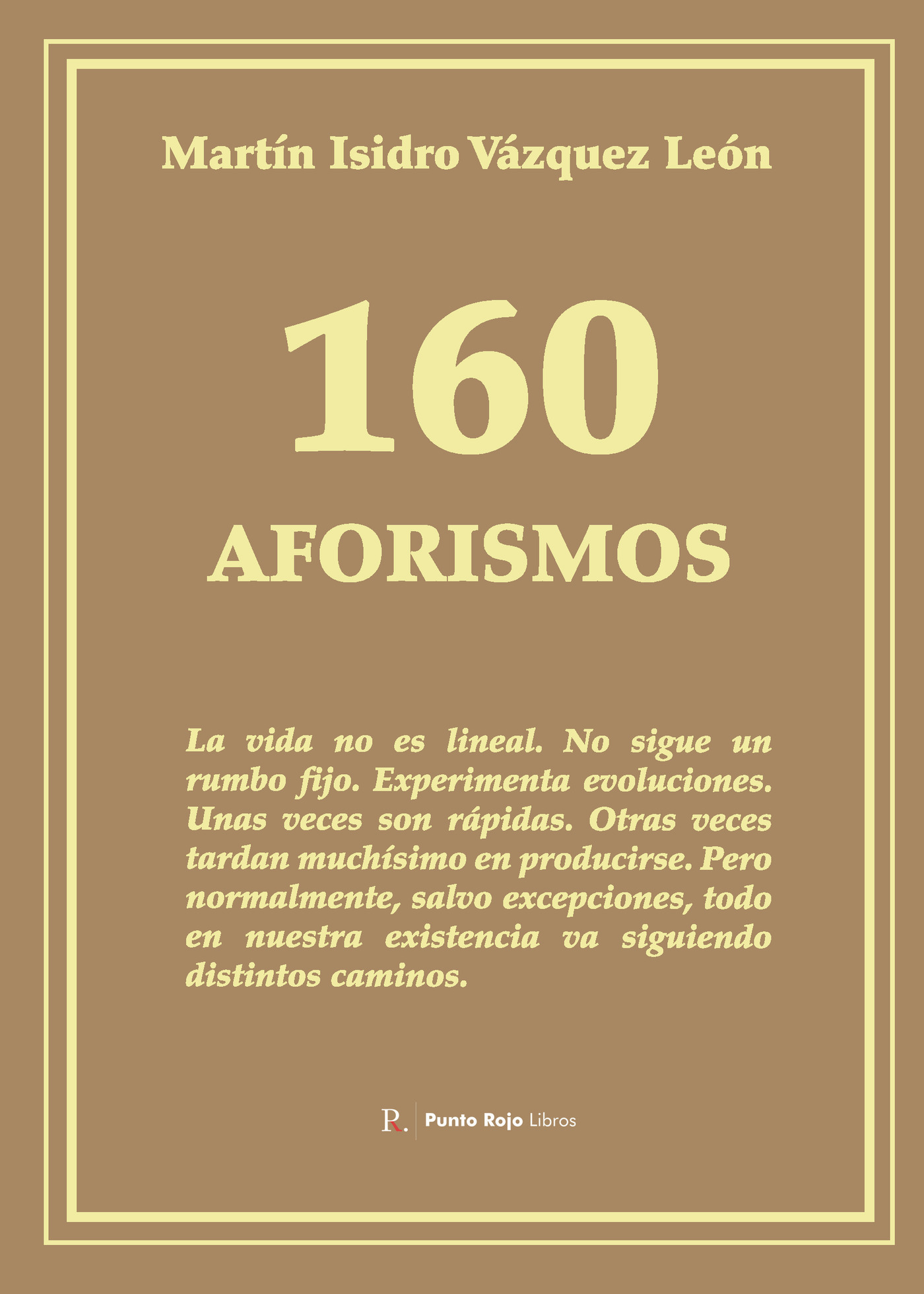 Portada de 160 aforismos