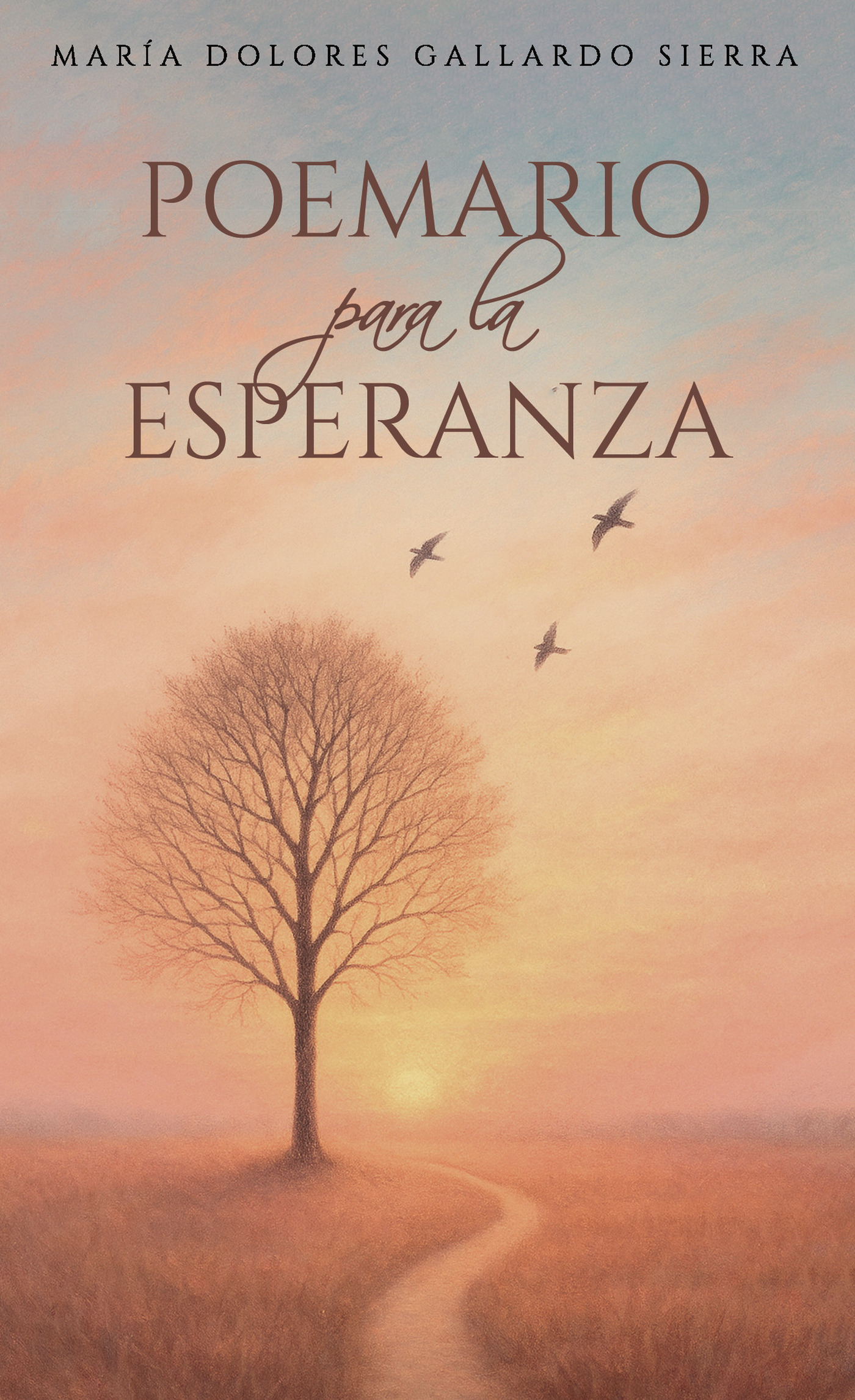 Portada de Poemario para la Esperanza · María Dolores Gallardo Sierra