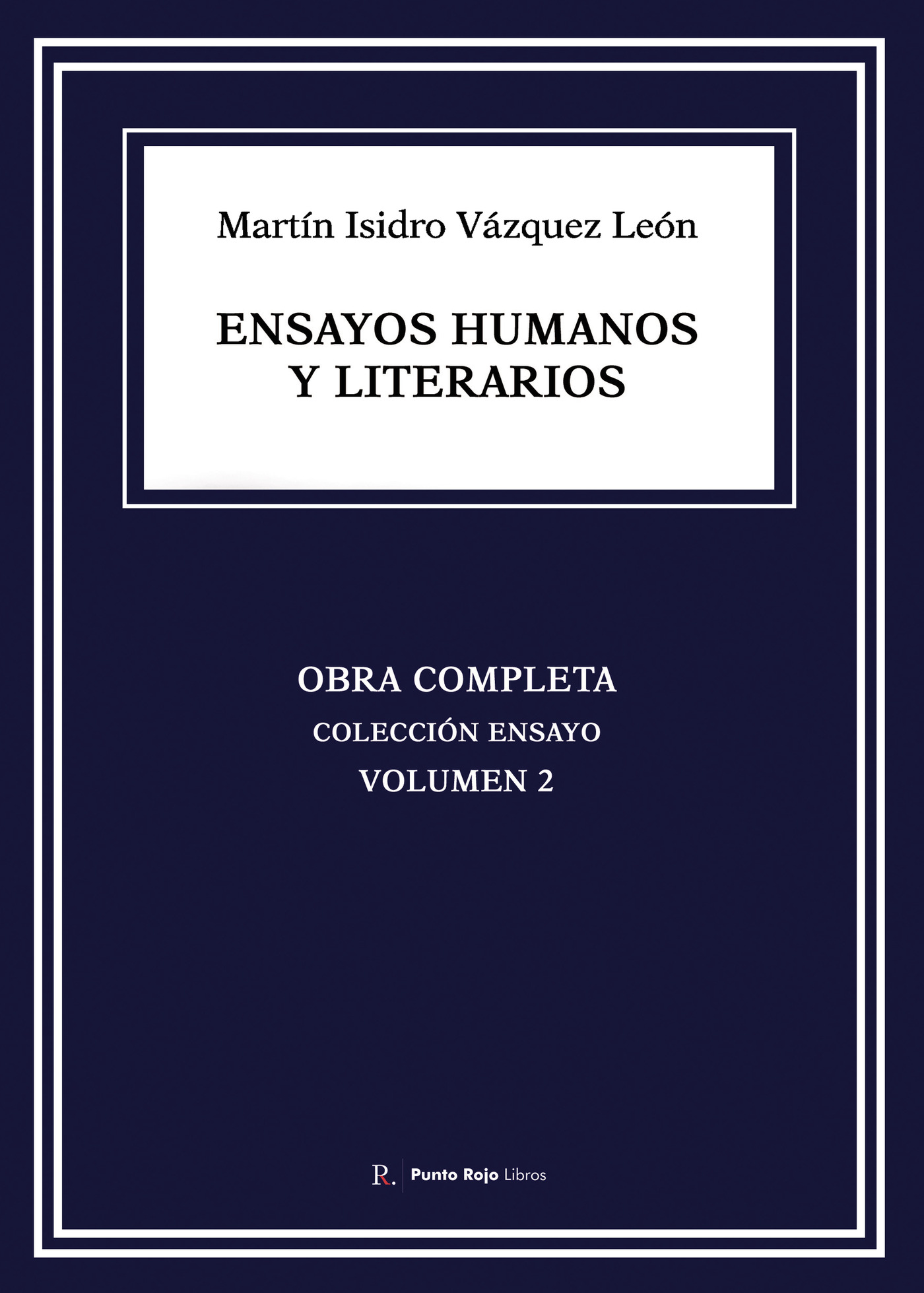 Portada de Ensayos humanos y literarios