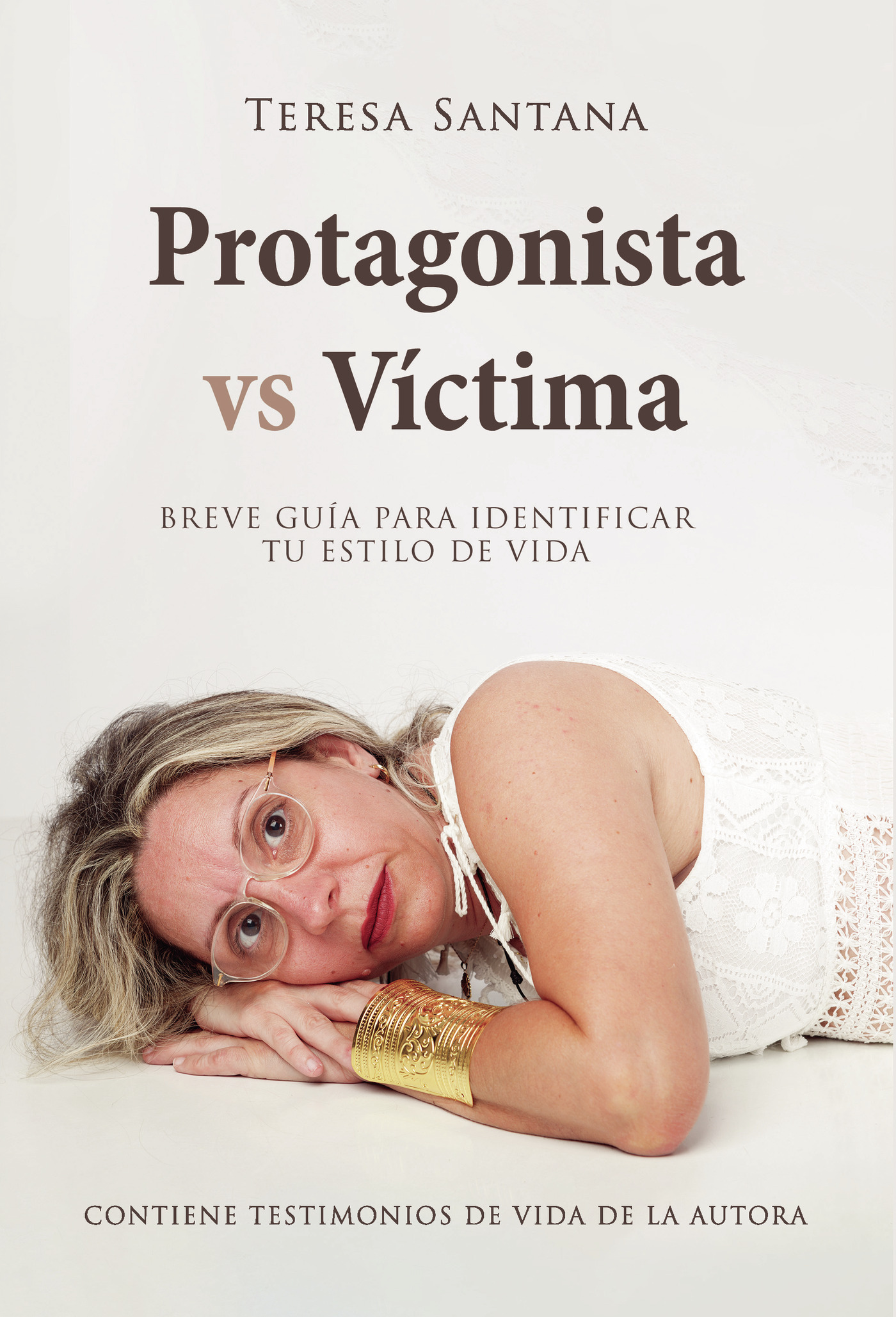 Portada de Protagonista vs Víctima · Ma Teresa Santana Blanco