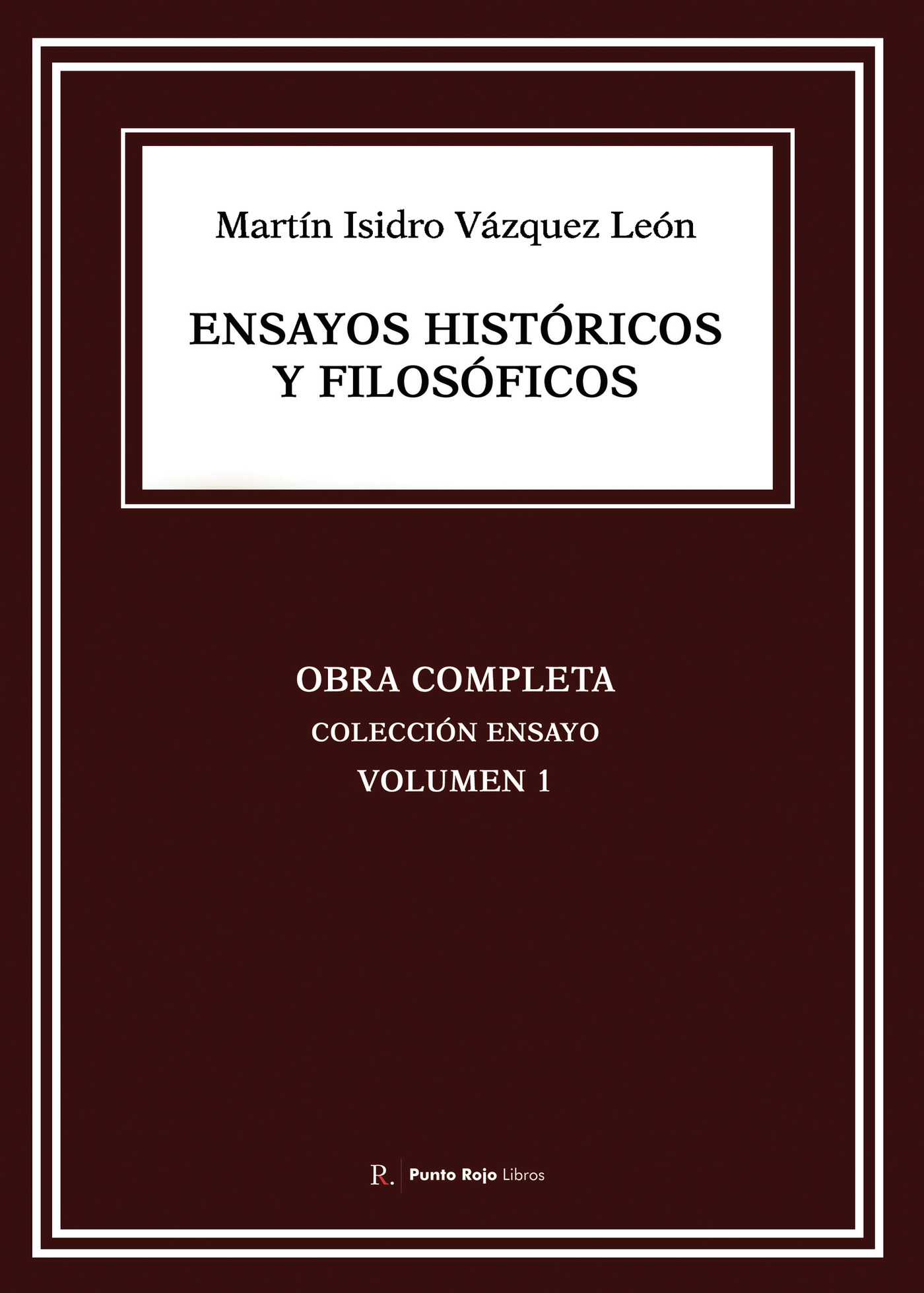 Portada de Ensayos históricos y filosóficos
