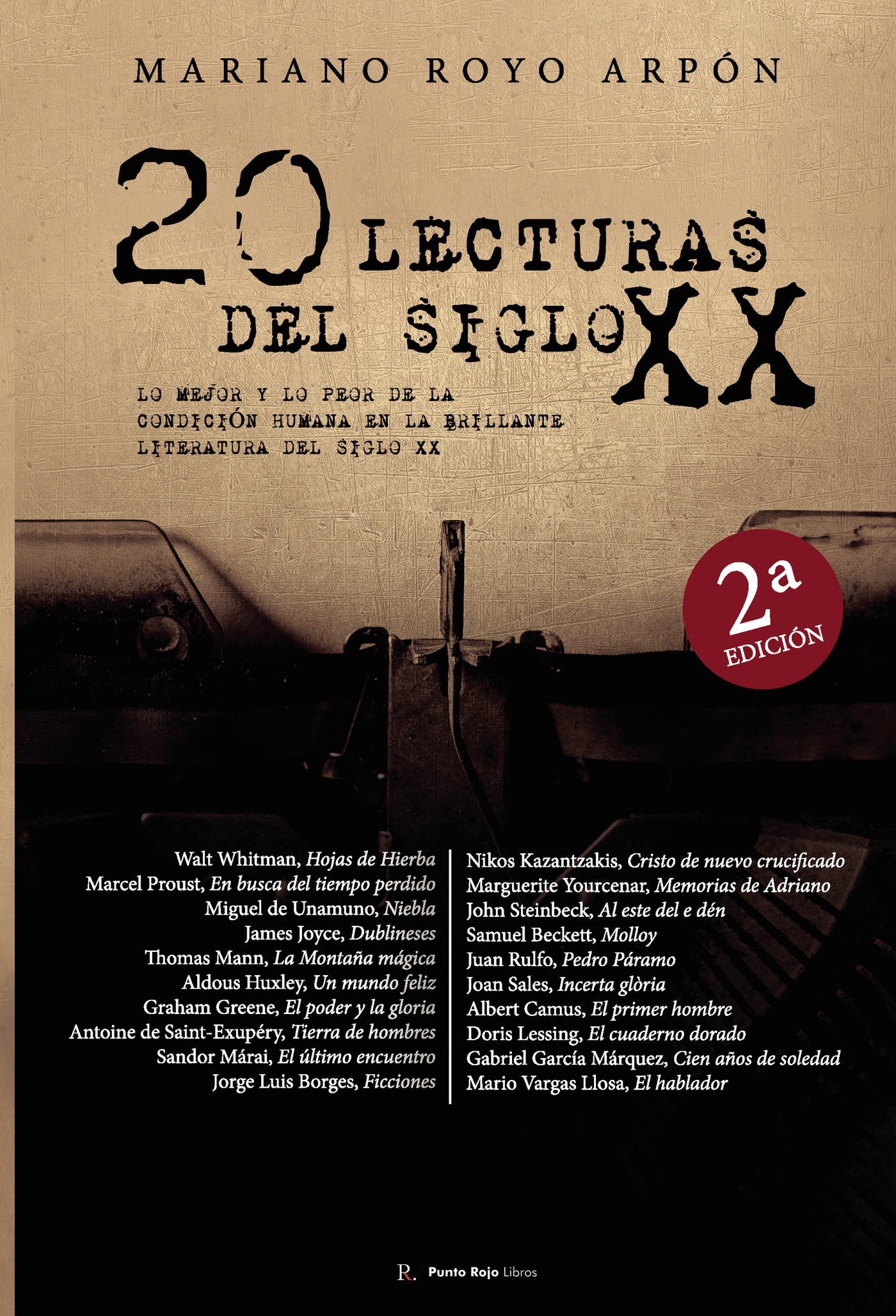 Portada de 20 lecturas del S. XX