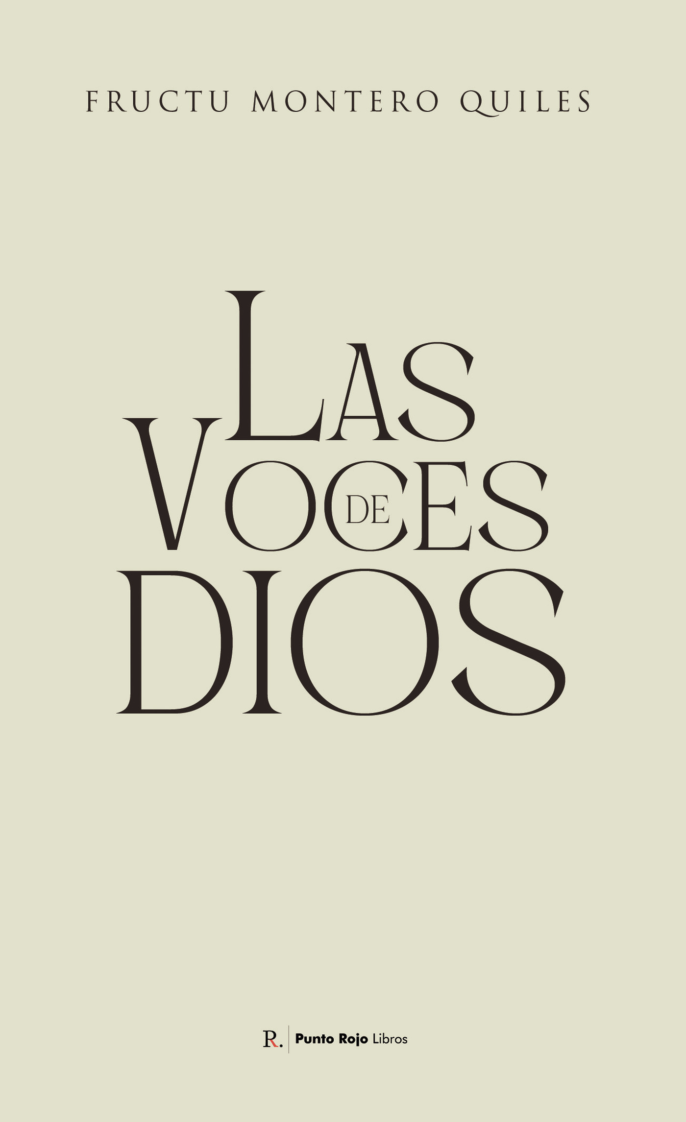 Portada de Las voces de Dios