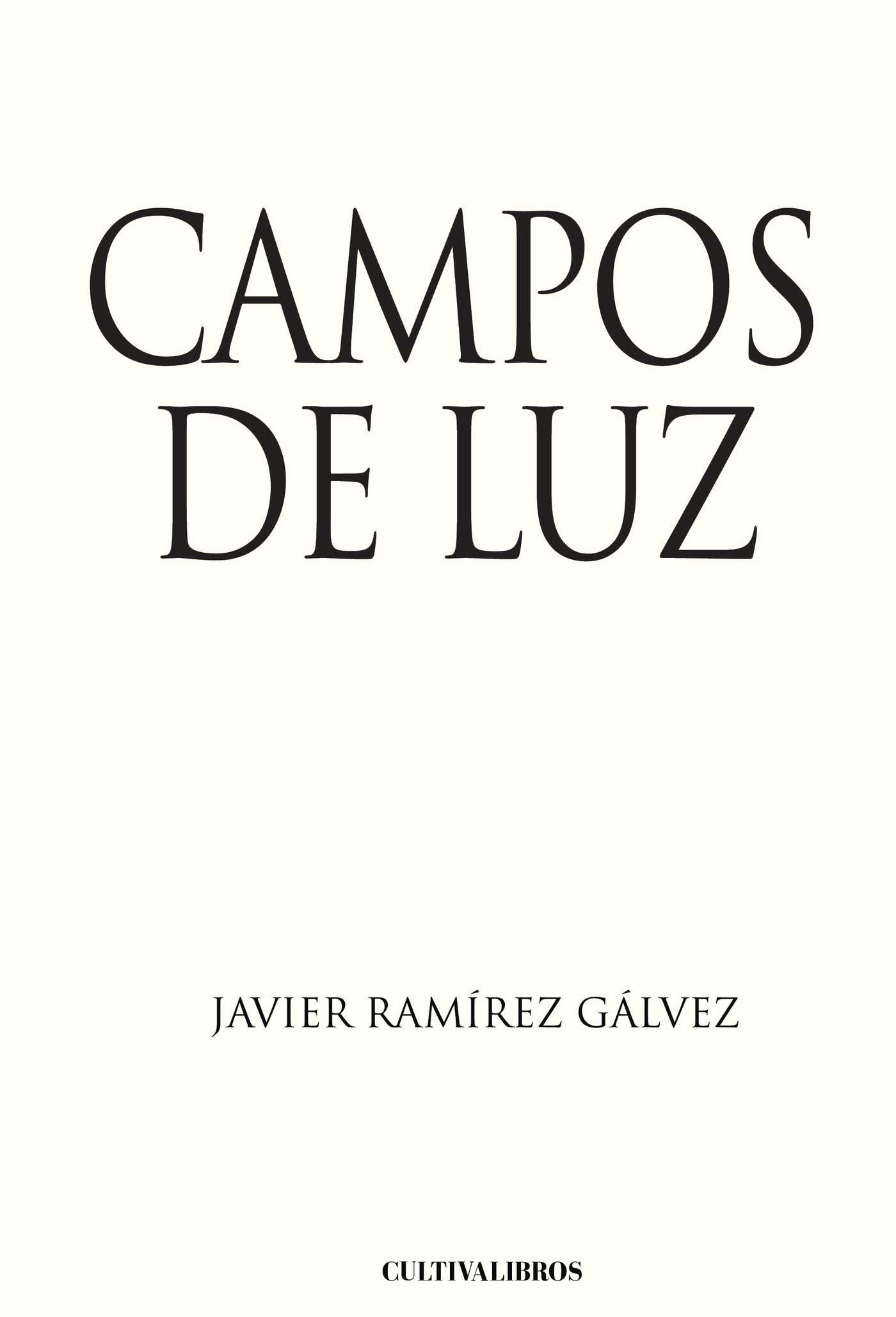 Portada de Campos de luz