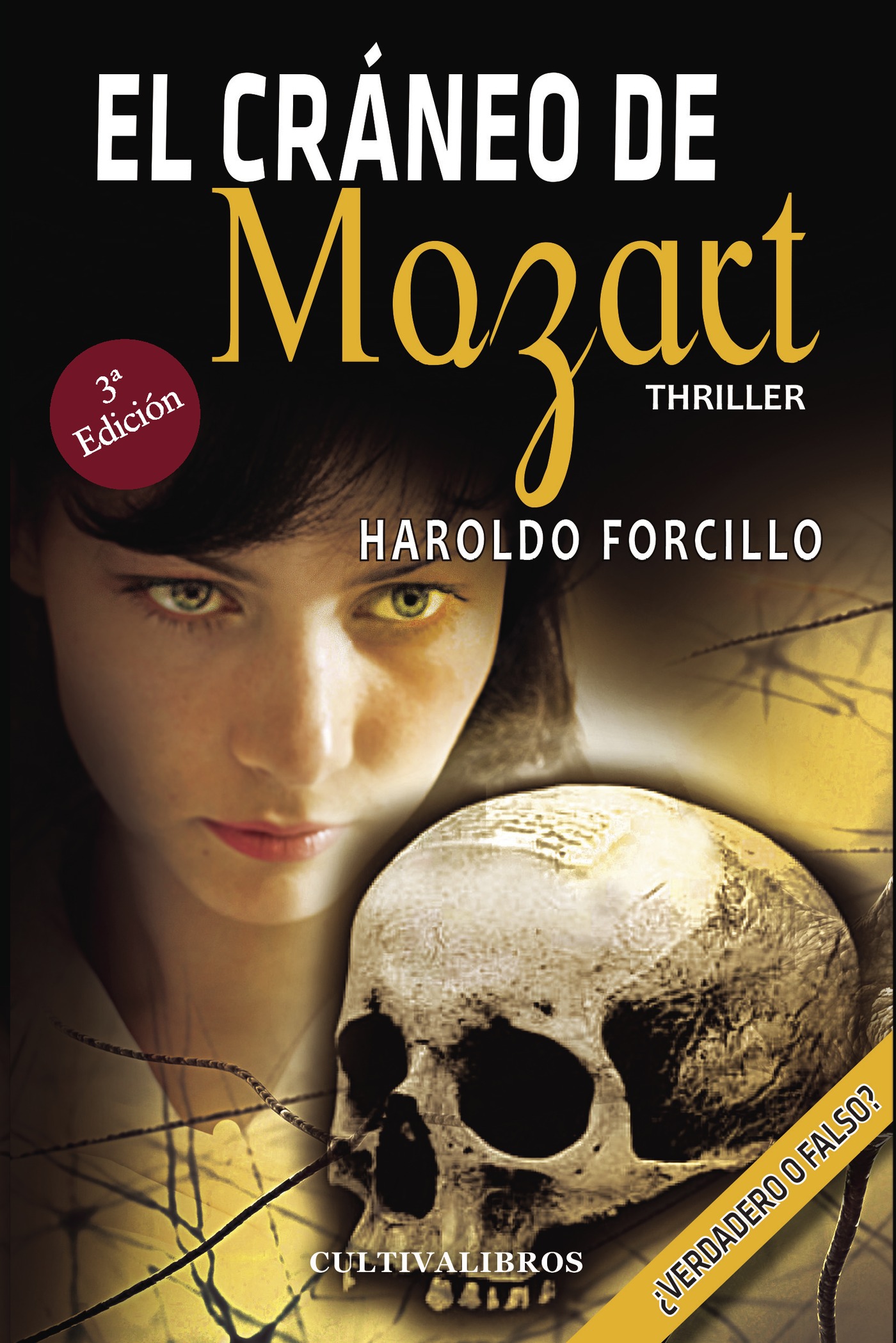 Portada de El cráneo de Mozart