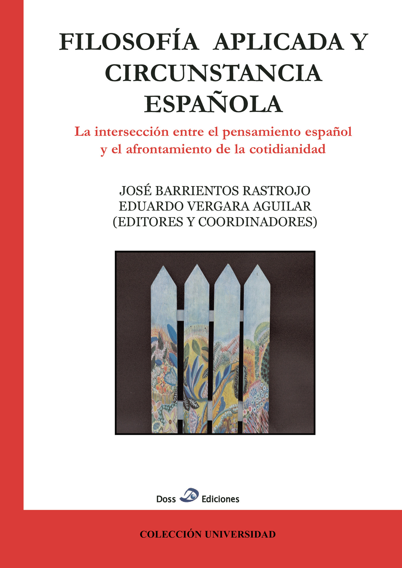 Portada de Filosofía aplicada y circunstancia española
