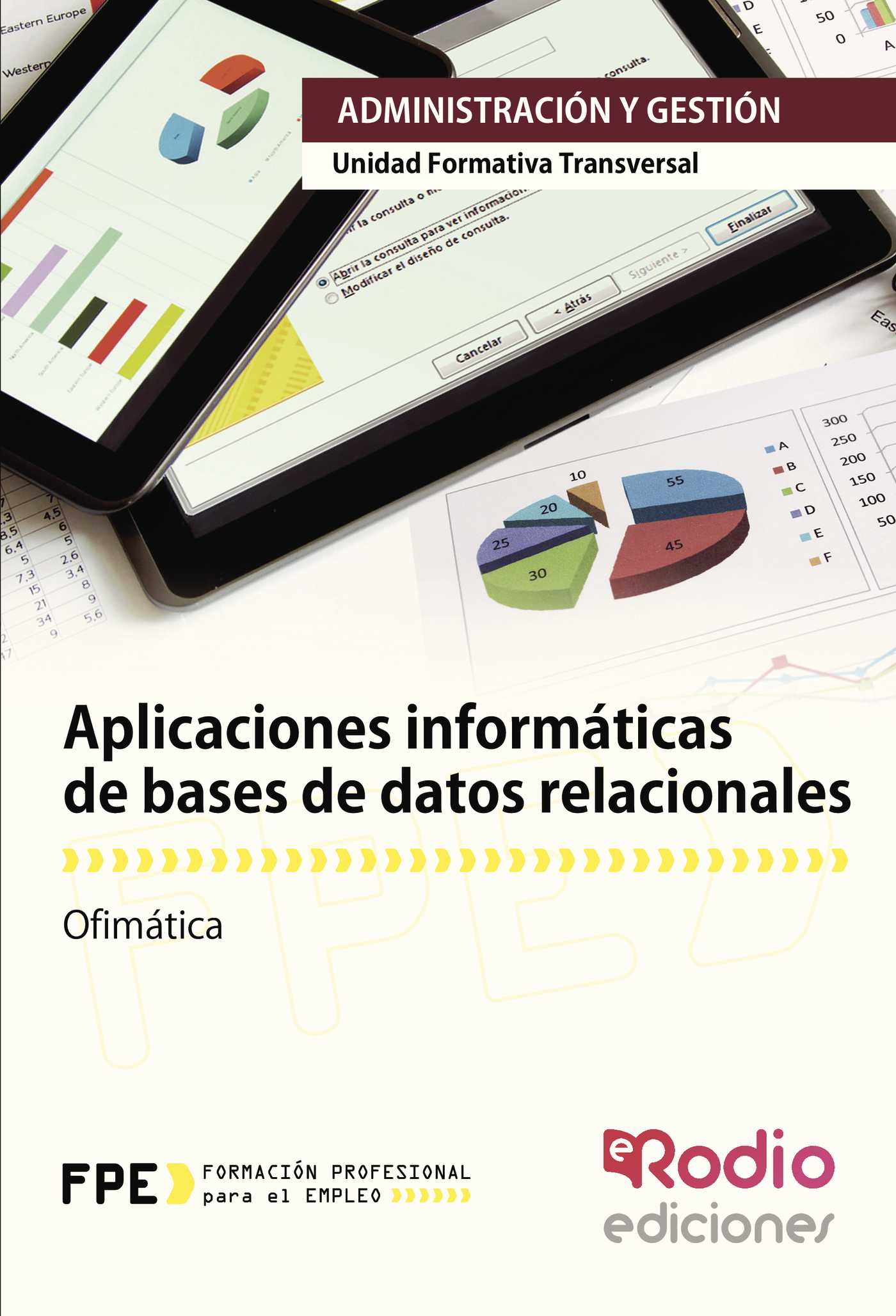 Portada de Aplicaciones informáticas de bases de datos relacionales. Ofimática