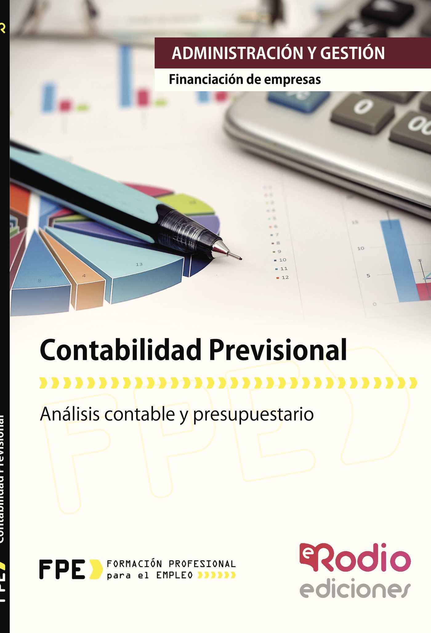 Portada de Contabilidad Previsional. Financiación de Empresas. Administración y Gestión