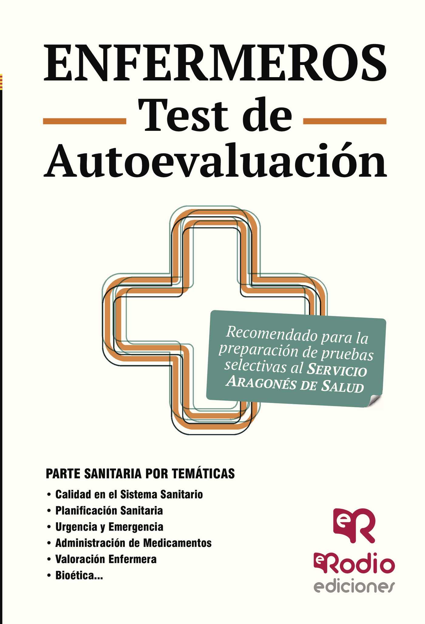 Portada de Enfermeros. Test de Autoevaluación. Servicio Aragonés de Salud