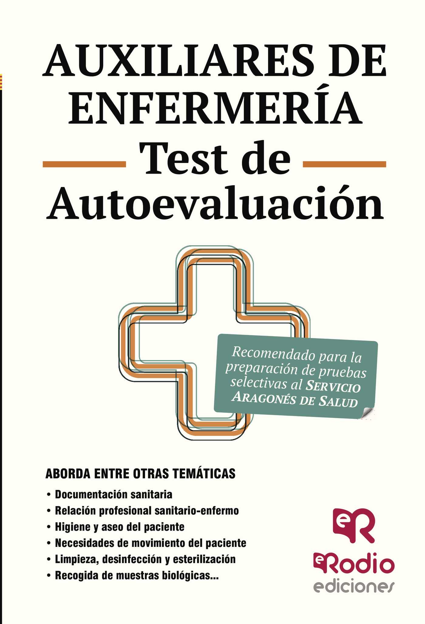 Portada de Auxiliares de Enfermería. Más de 2.500 preguntas tipo test. Servicio Aragonés de Salud
