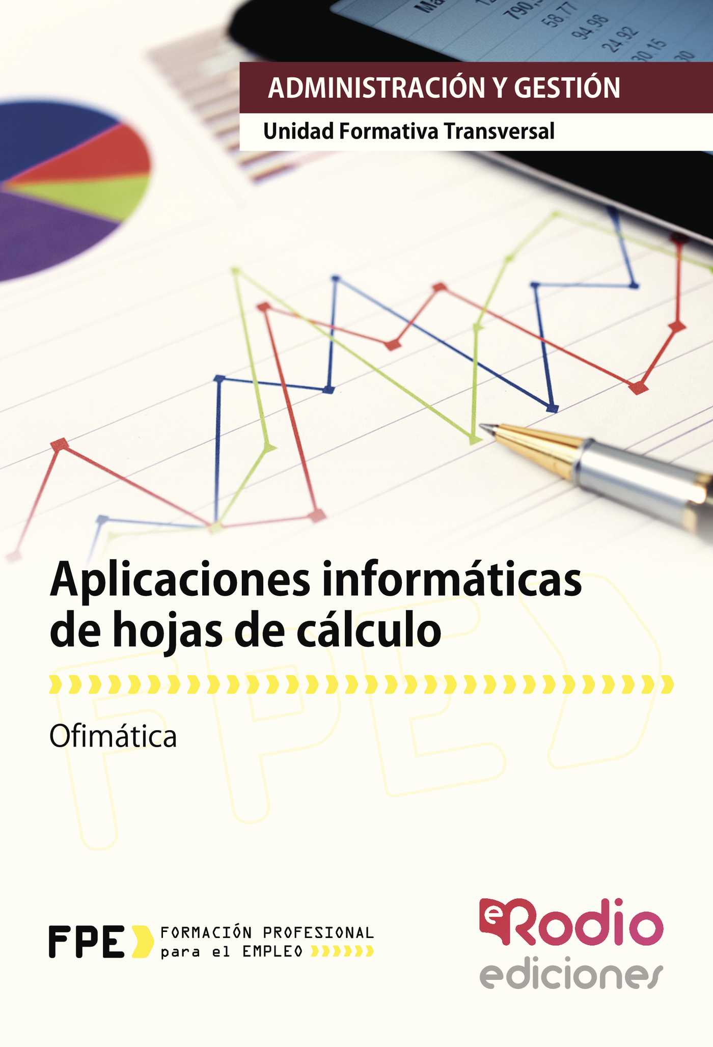 Portada de Aplicaciones informáticas de hojas de cálculo. Ofimática