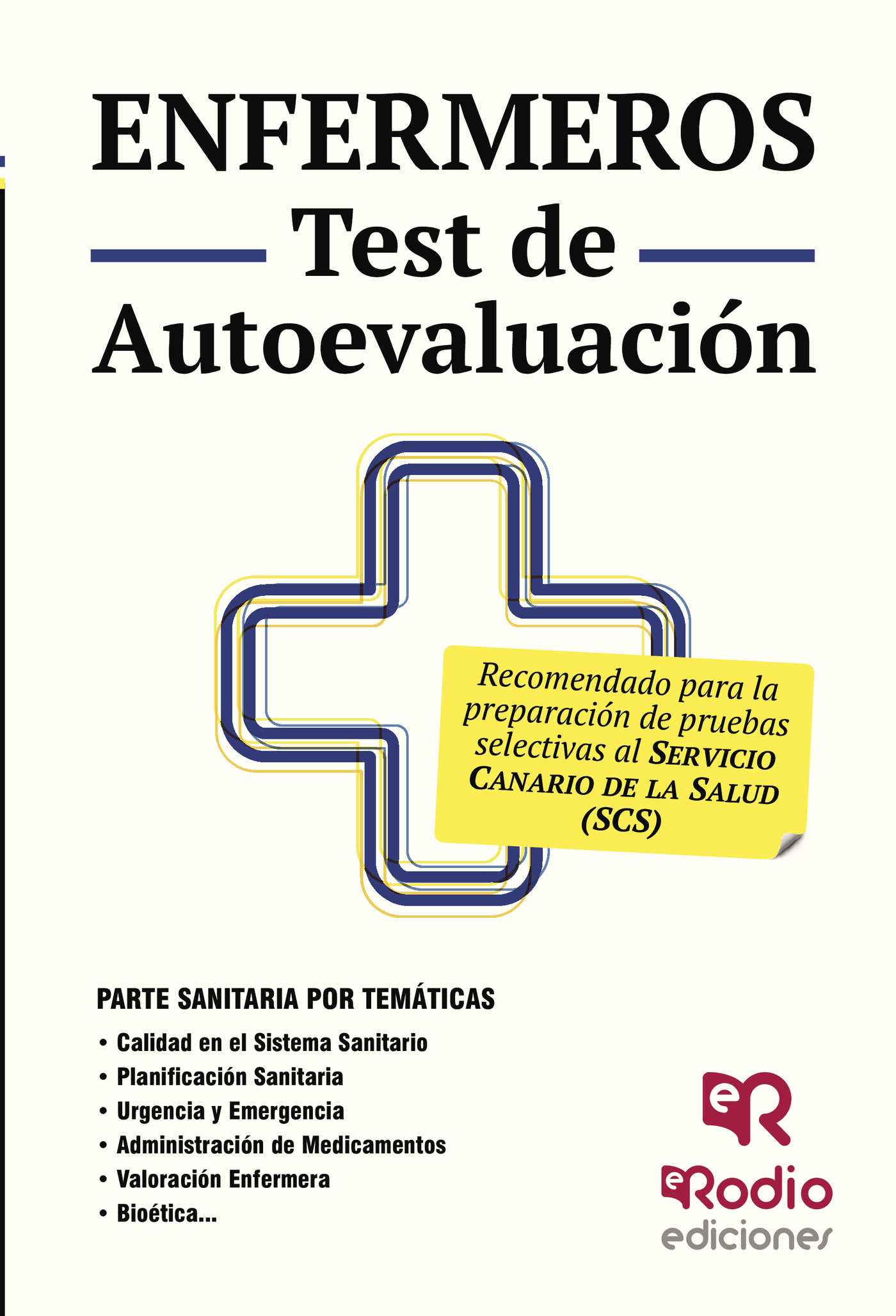 Portada de Enfermeros. Test de Autoevaluación. Servicio Canario de Salud