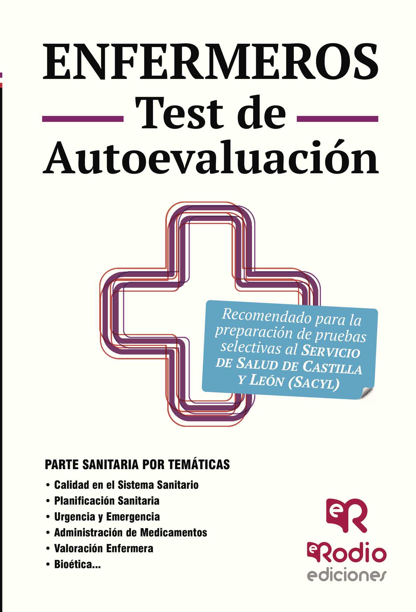 Portada de Enfermeros. Test de Autoevaluación. Servicio de Salud de Castilla y León · Vv.Aa Vv.Aa.