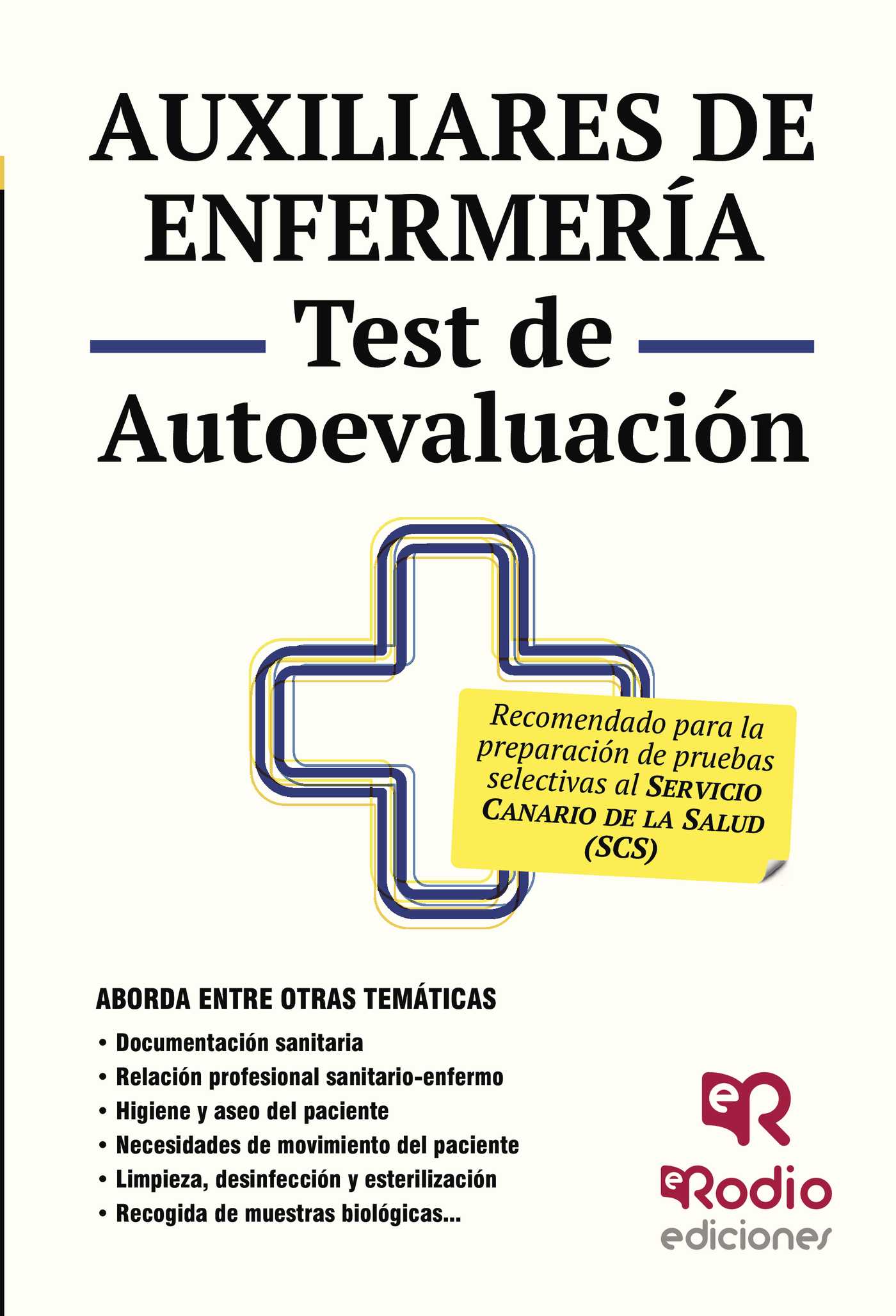 Portada de Auxiliares de Enfermería. Test de Autoevaluación. Servicio Canario de Salud