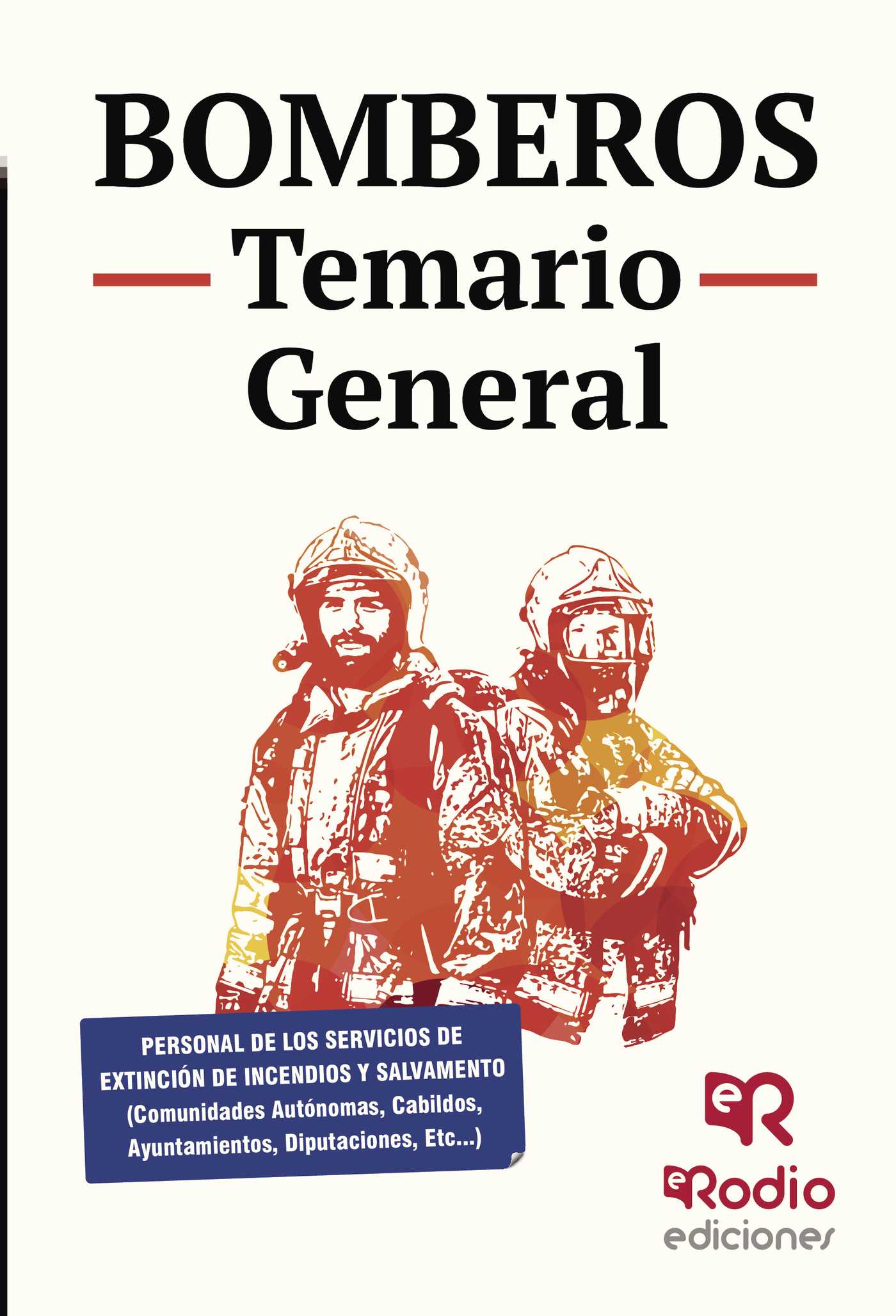 Portada de Bomberos. Temario General