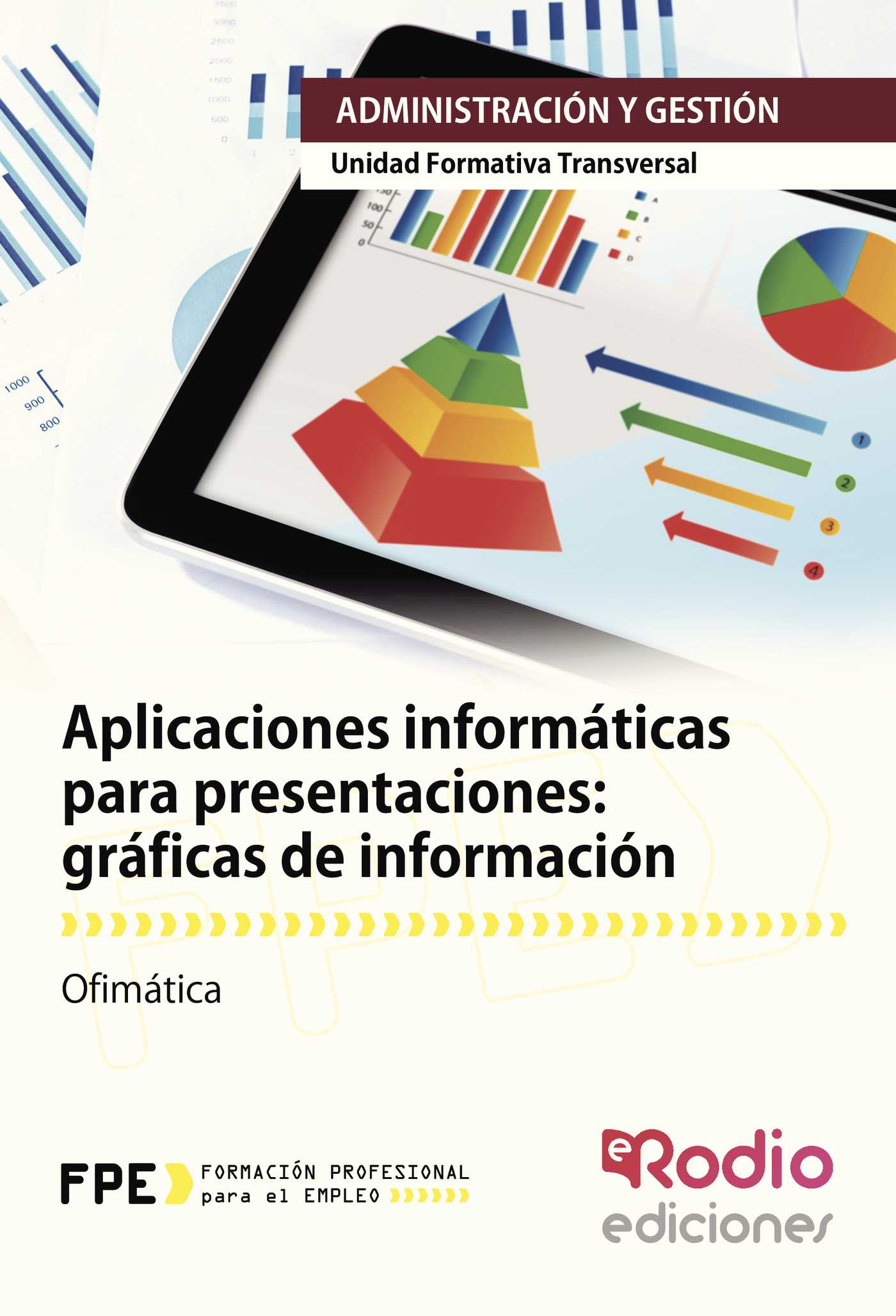 Portada de Aplicaciones informáticas para presentaciones: gráficas de información. Ofimática