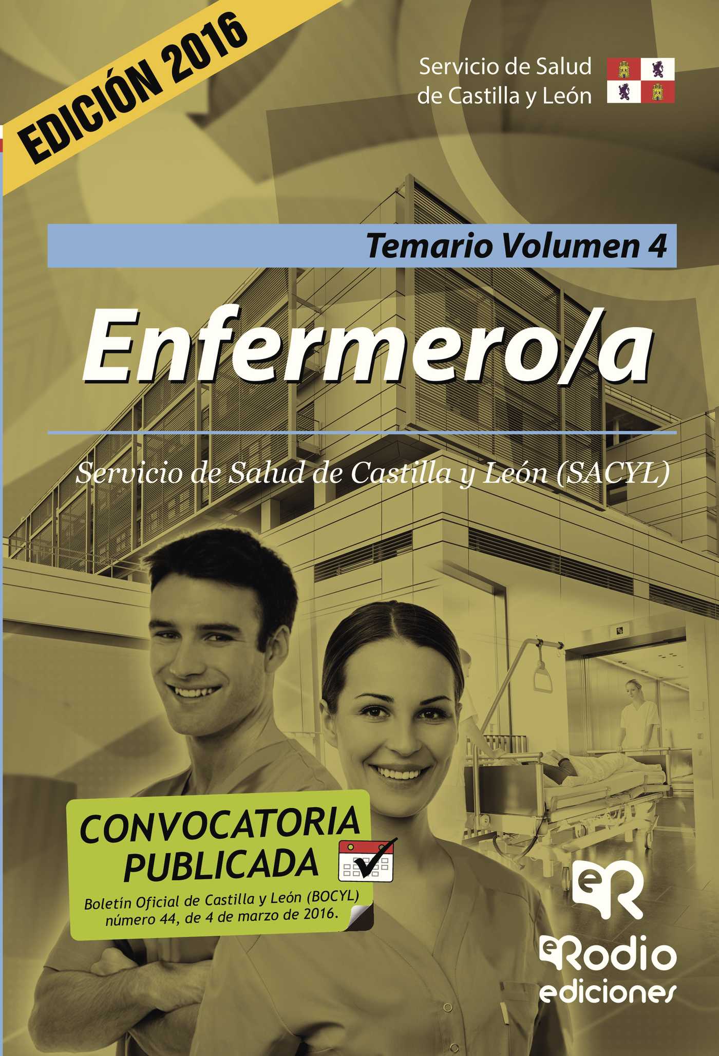 Portada de Enfermero/a. Temario. Volumen 4. Servicio de Salud de Castilla y León