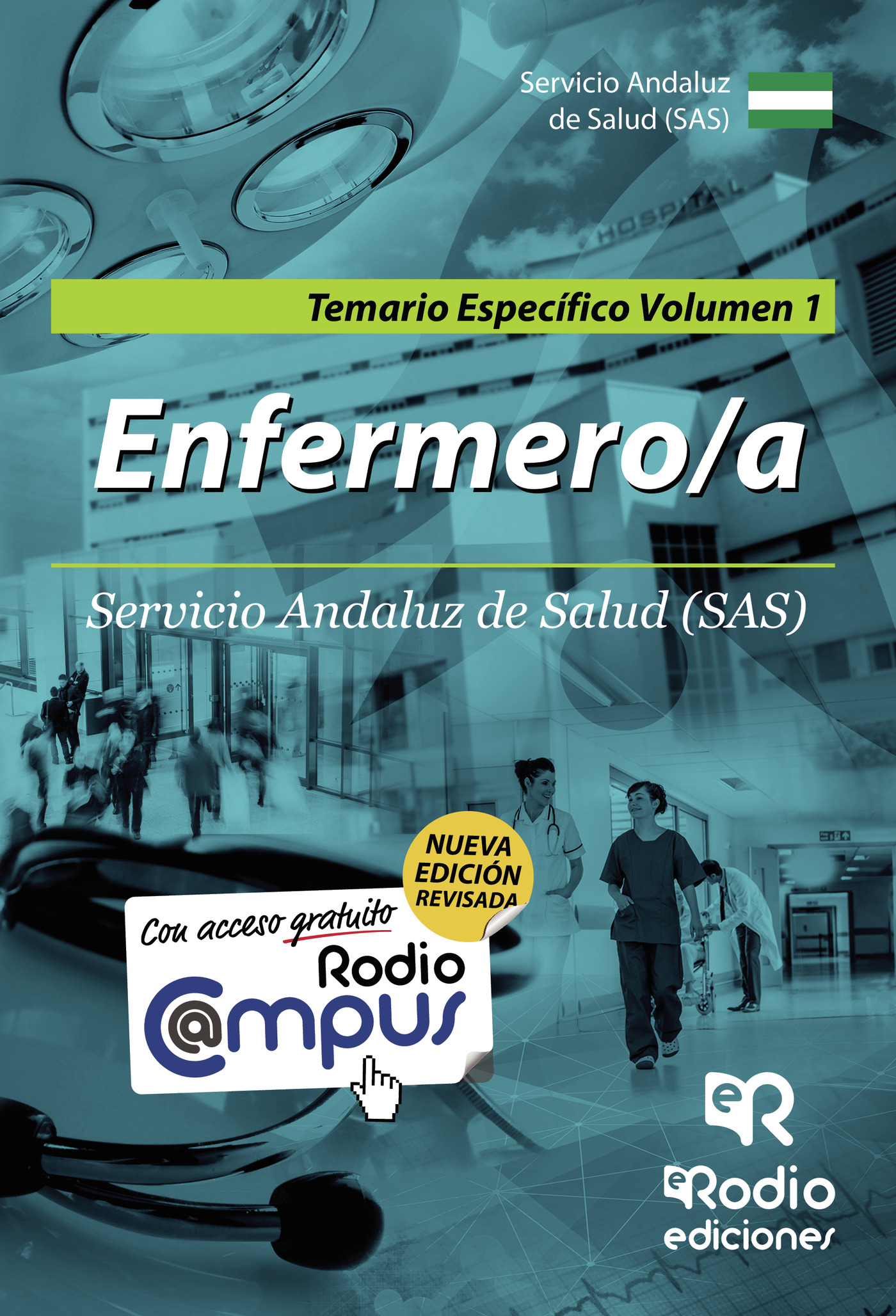 Portada de Enfermero/a del SAS. Temario Específico. Volumen 1