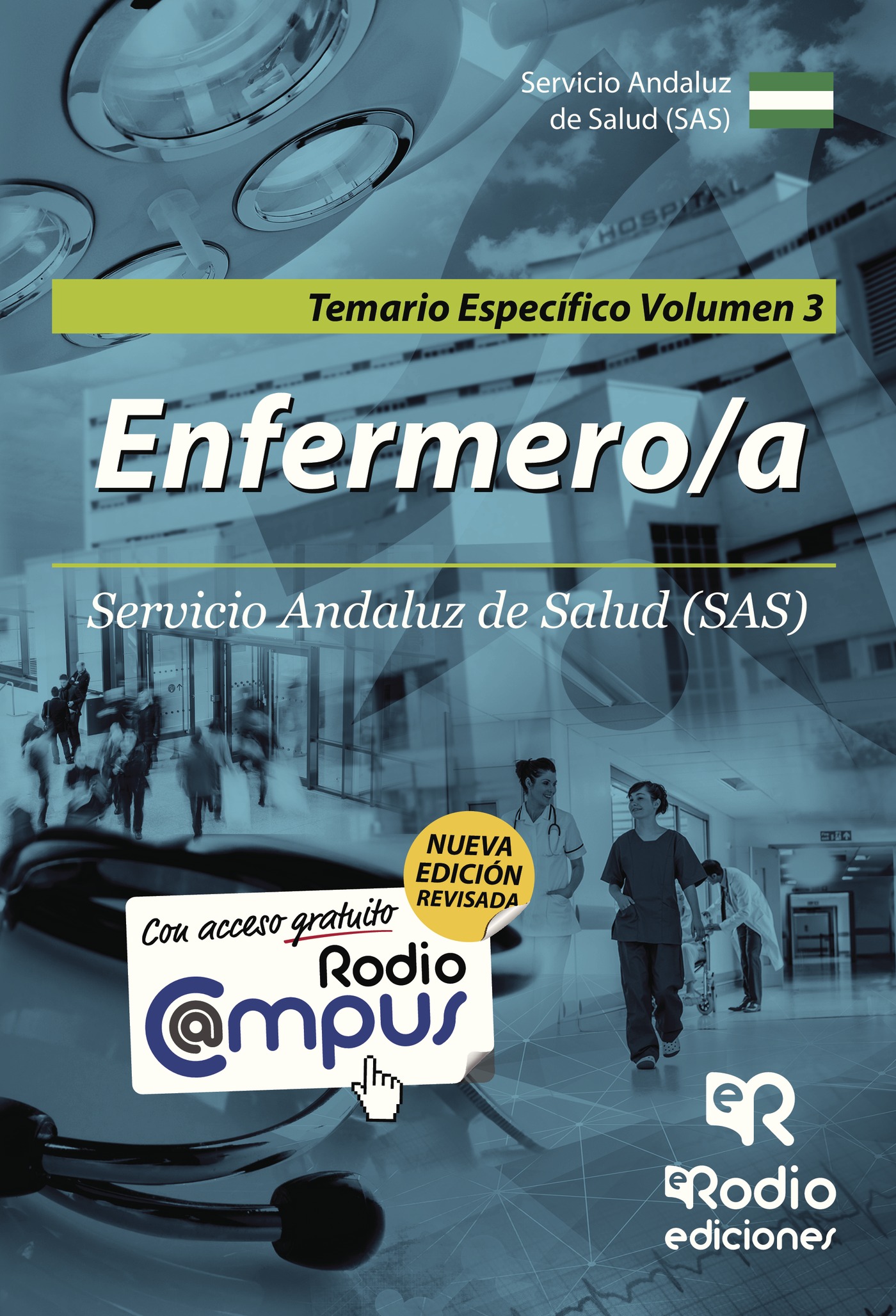 Portada de Enfermero/a del SAS. Temario Específico. Volumen 3