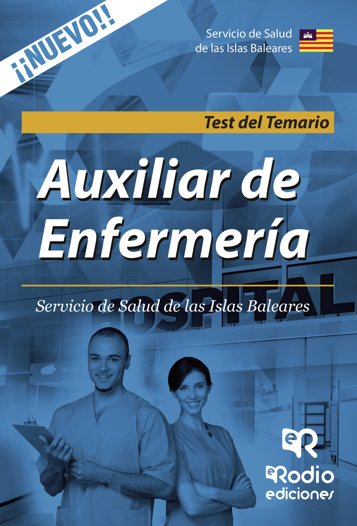 Portada de Auxiliar de Enfermería. Servicio de Salud de las Islas Baleares. Test del Temario