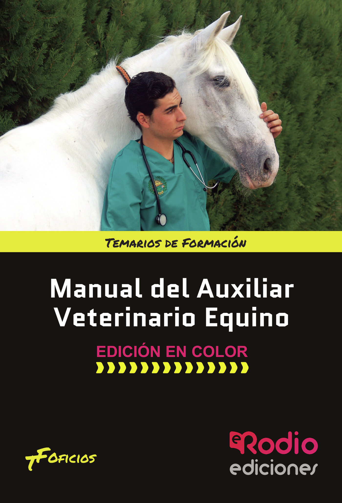 Portada de Manual del Auxiliar Veterinario Equino (Color)