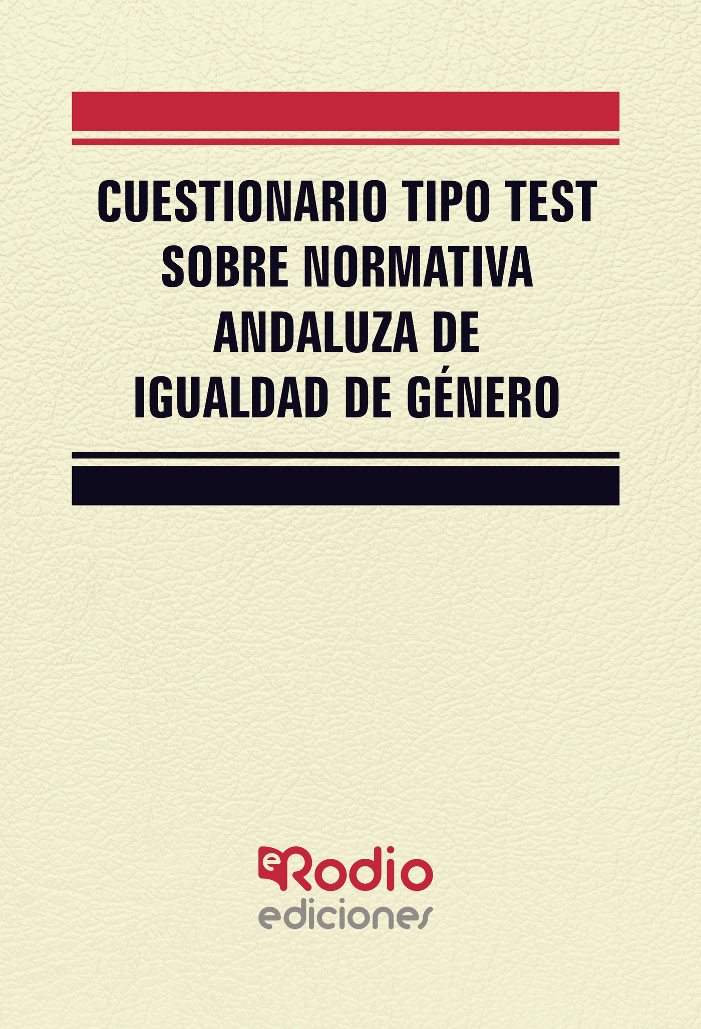 Portada de Cuestionario tipo test sobre Normativa Andaluza de Igualdad de género